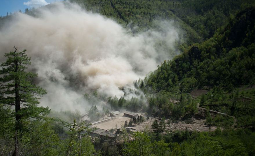 موقع للتجارب النووية