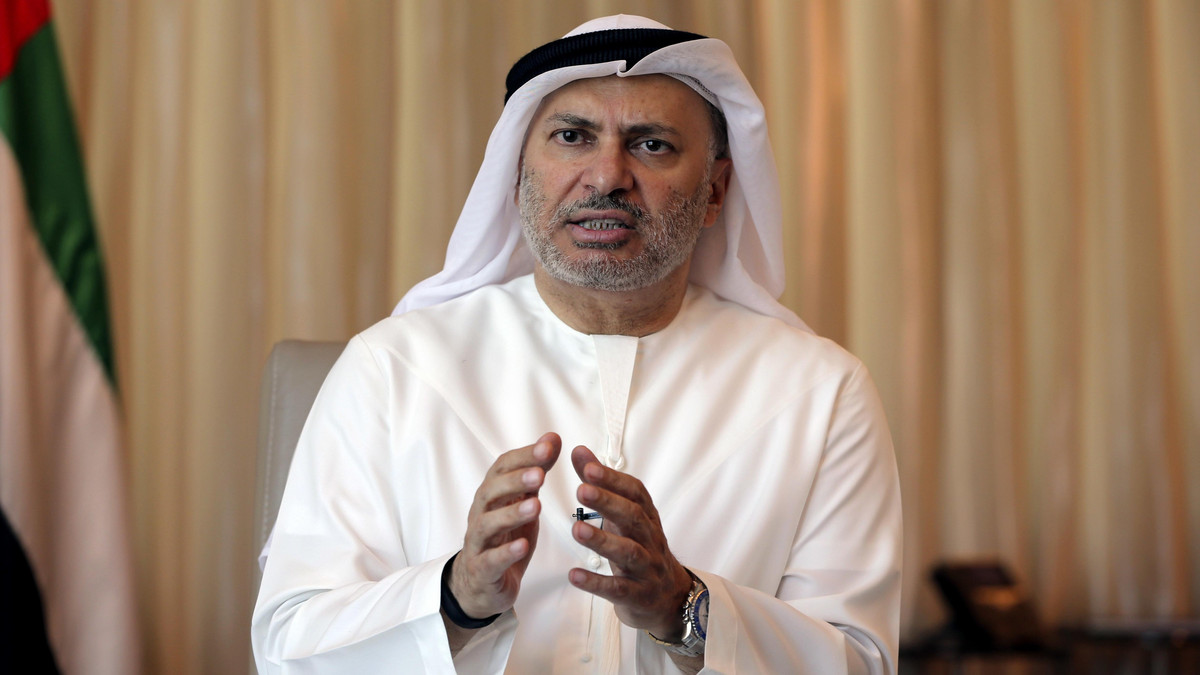 وزير الدولة الاماراتي للشؤون الخارجية أنور قرقاش