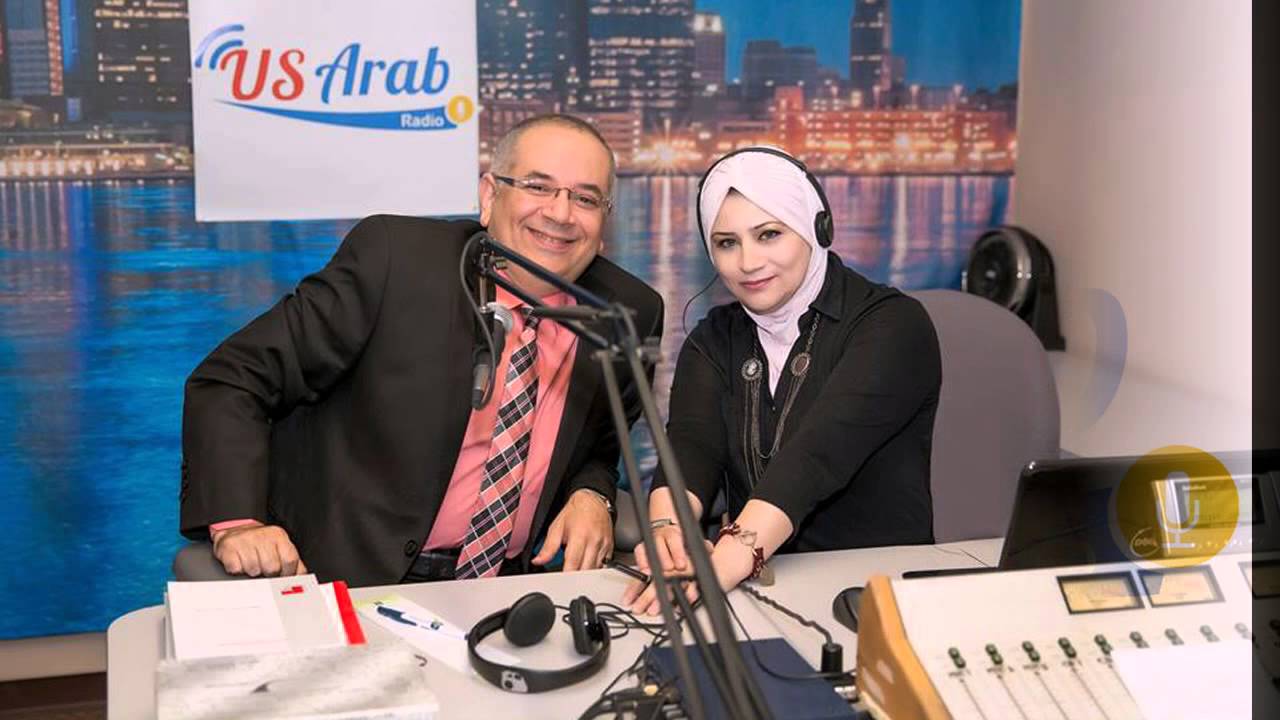 الإعلامية السورية المغتربة ليلى الحسيني في احد الحوارات الاذاعية