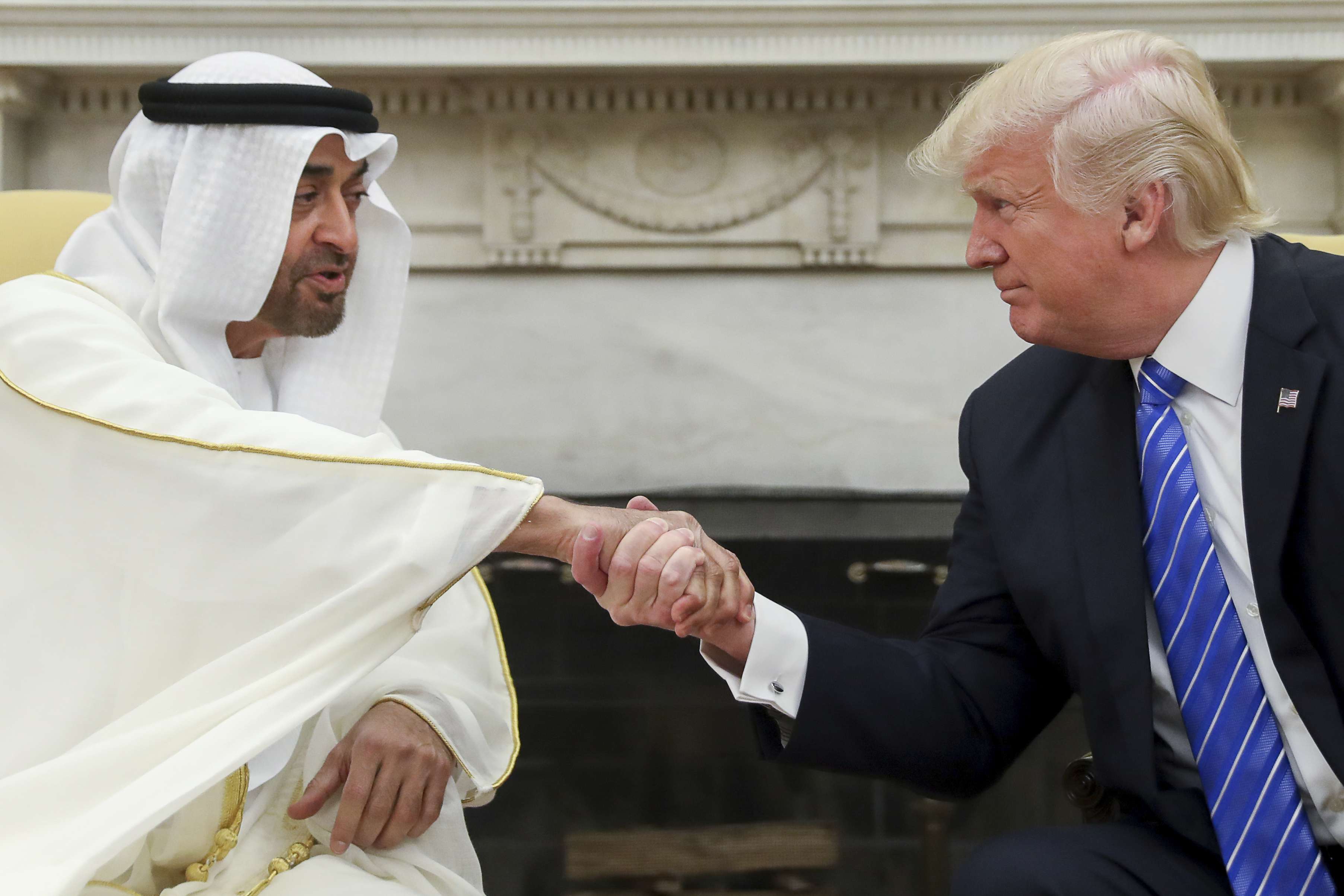 الشيخ محمد بن زايد وترامب