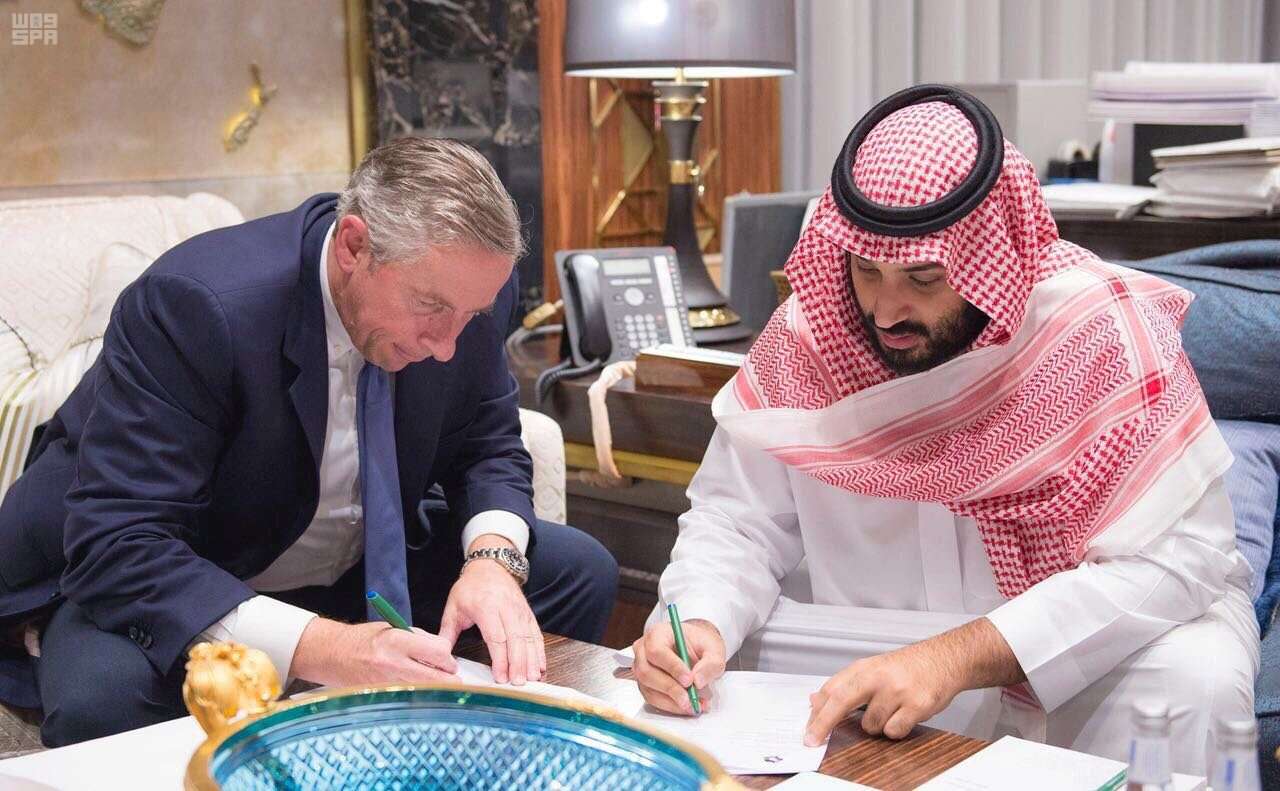كلاوس كلاينفيلد وولي العهد السعودي