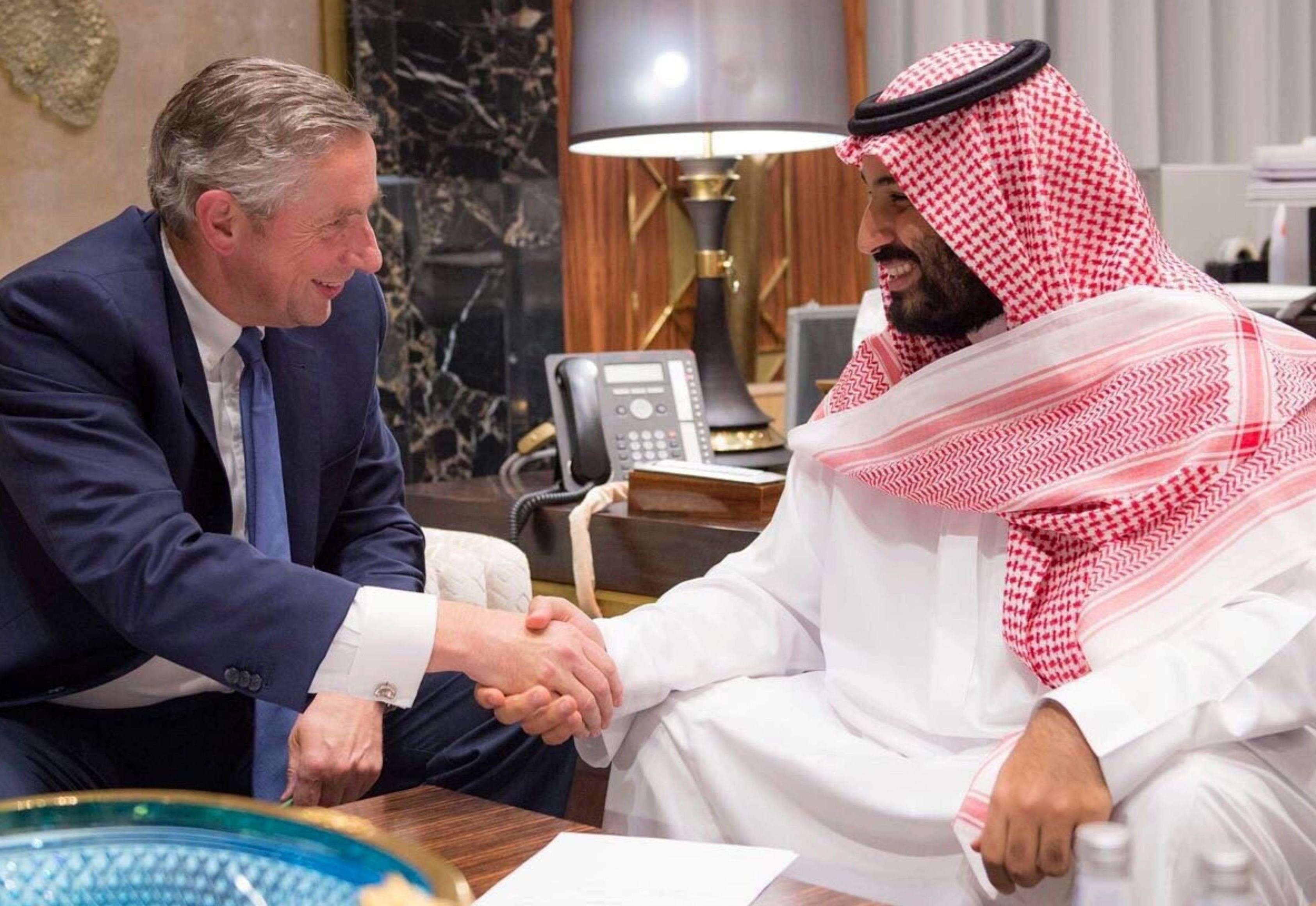 كلاوس كلاينفيلد وولي العهد السعودي