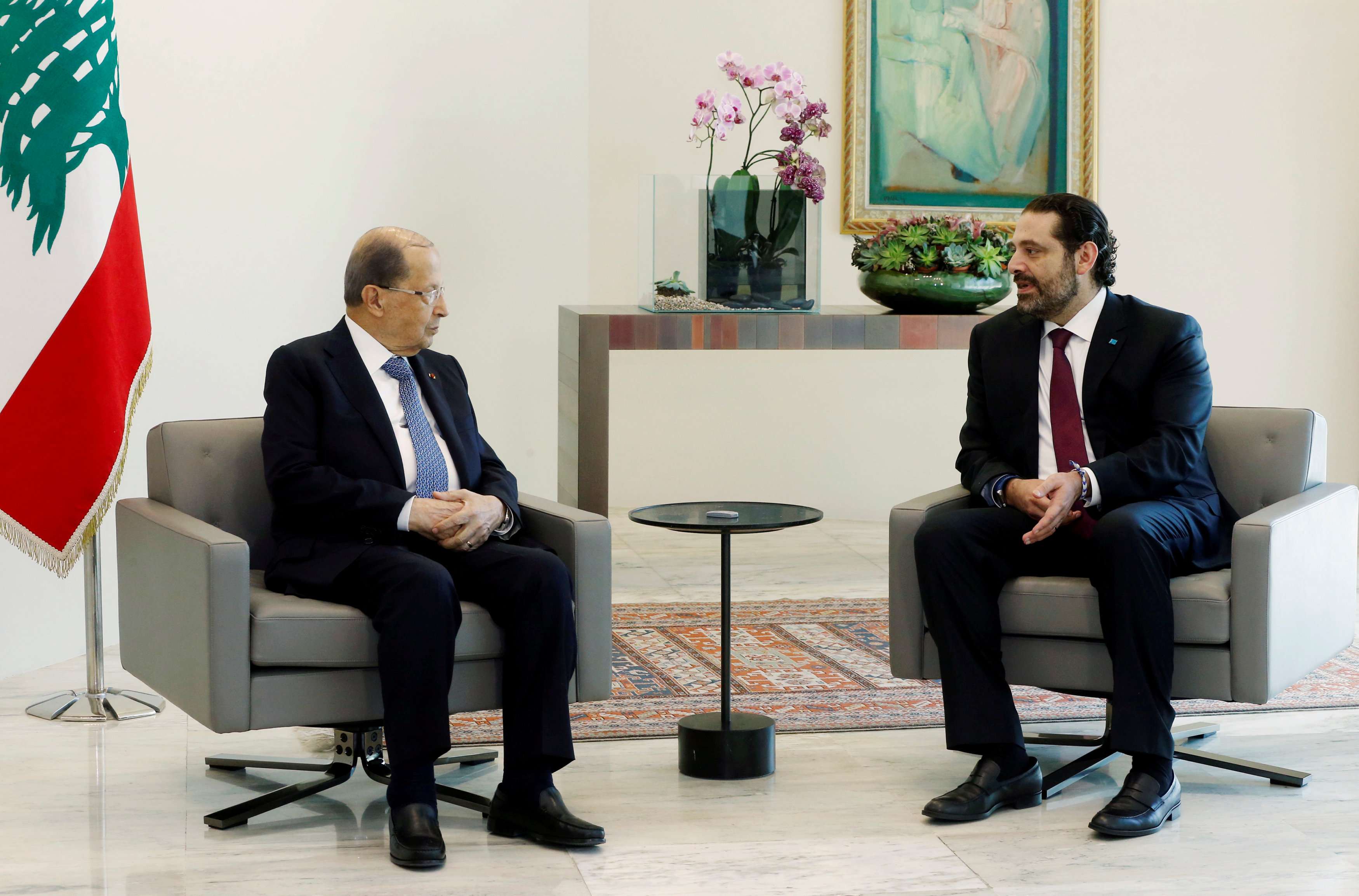 الحريري وعون