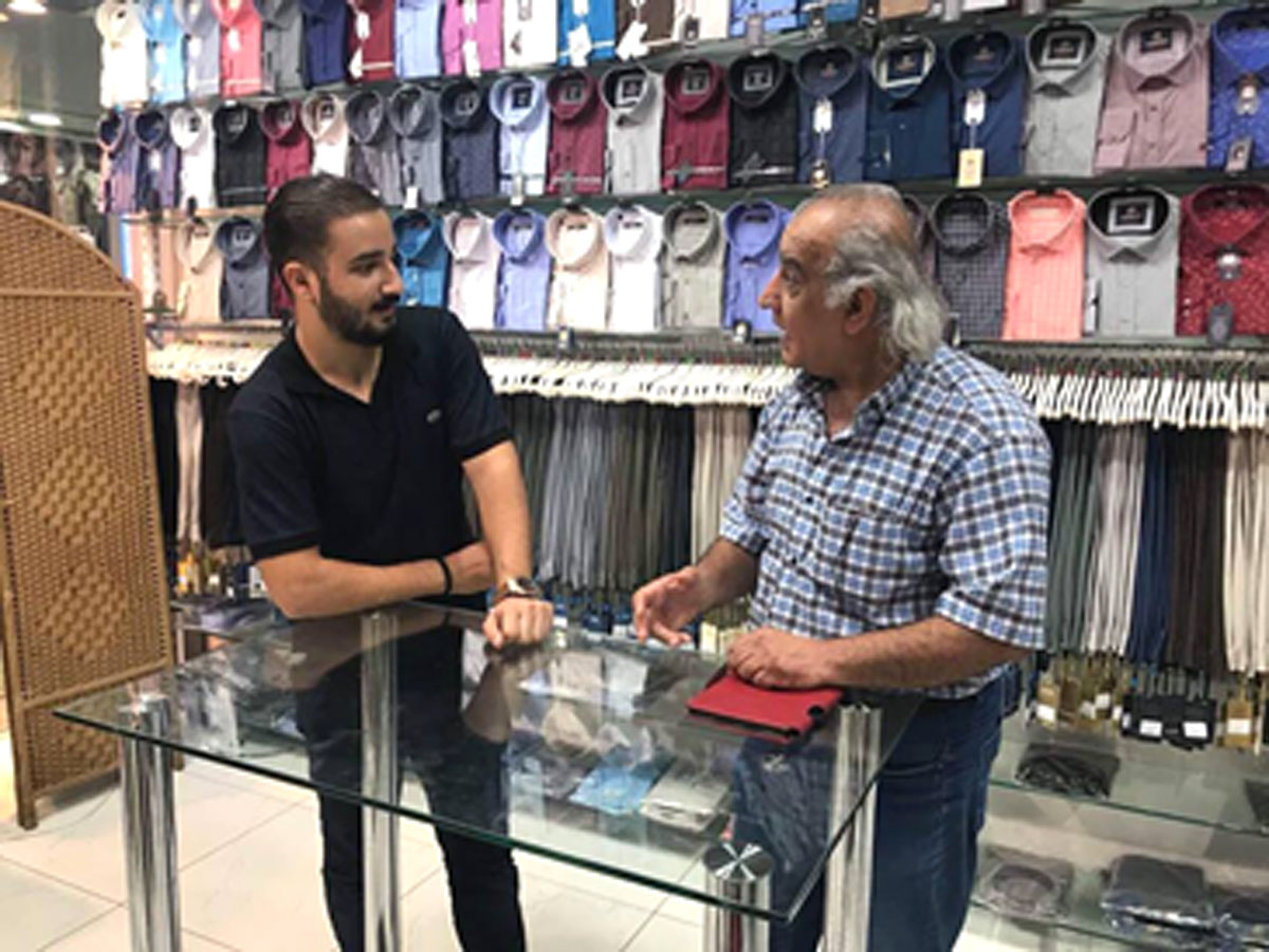 في سوق دهوك 