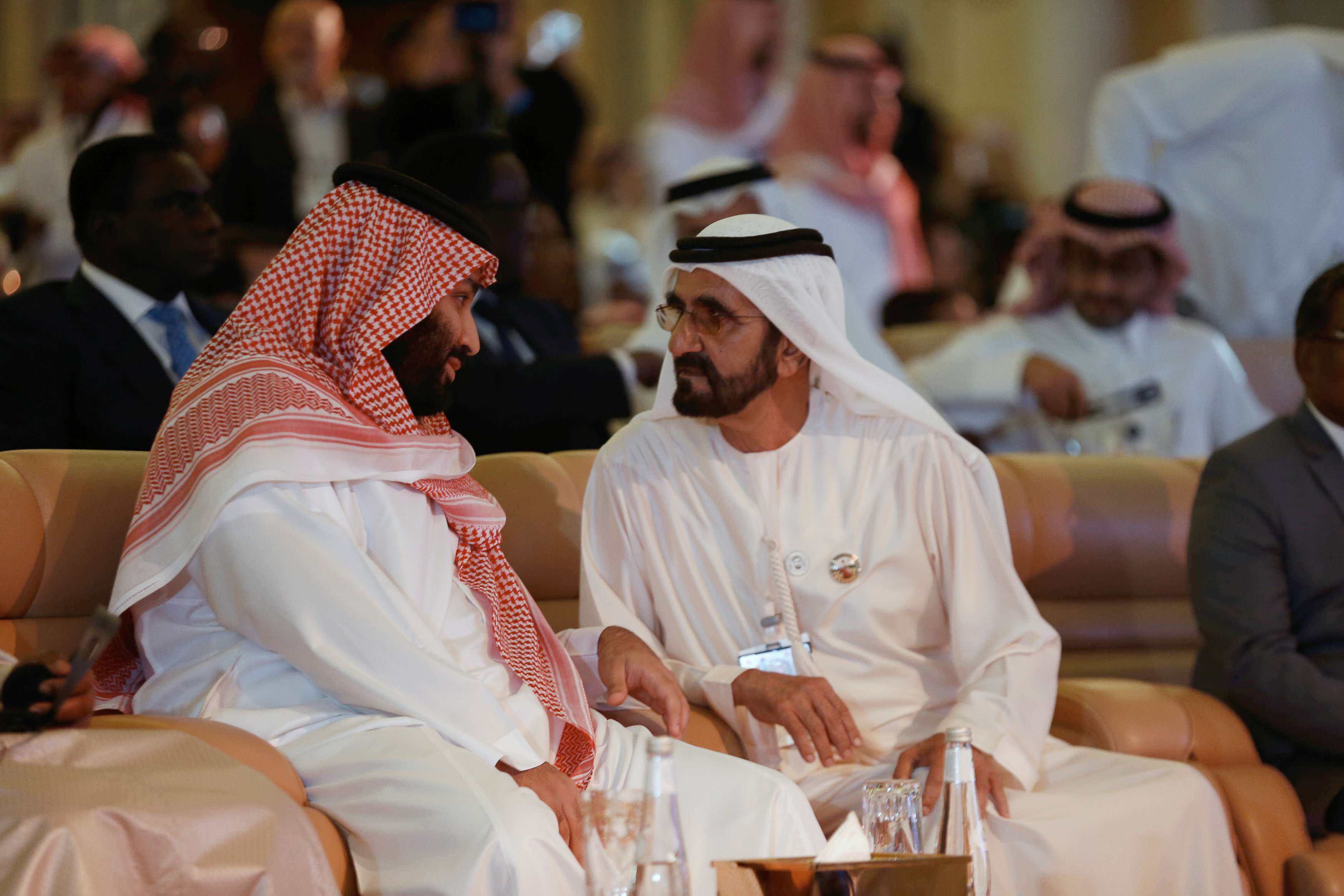 الأمير محمد بن سلمان والشيخ محمد بن راشد آل مكتوم