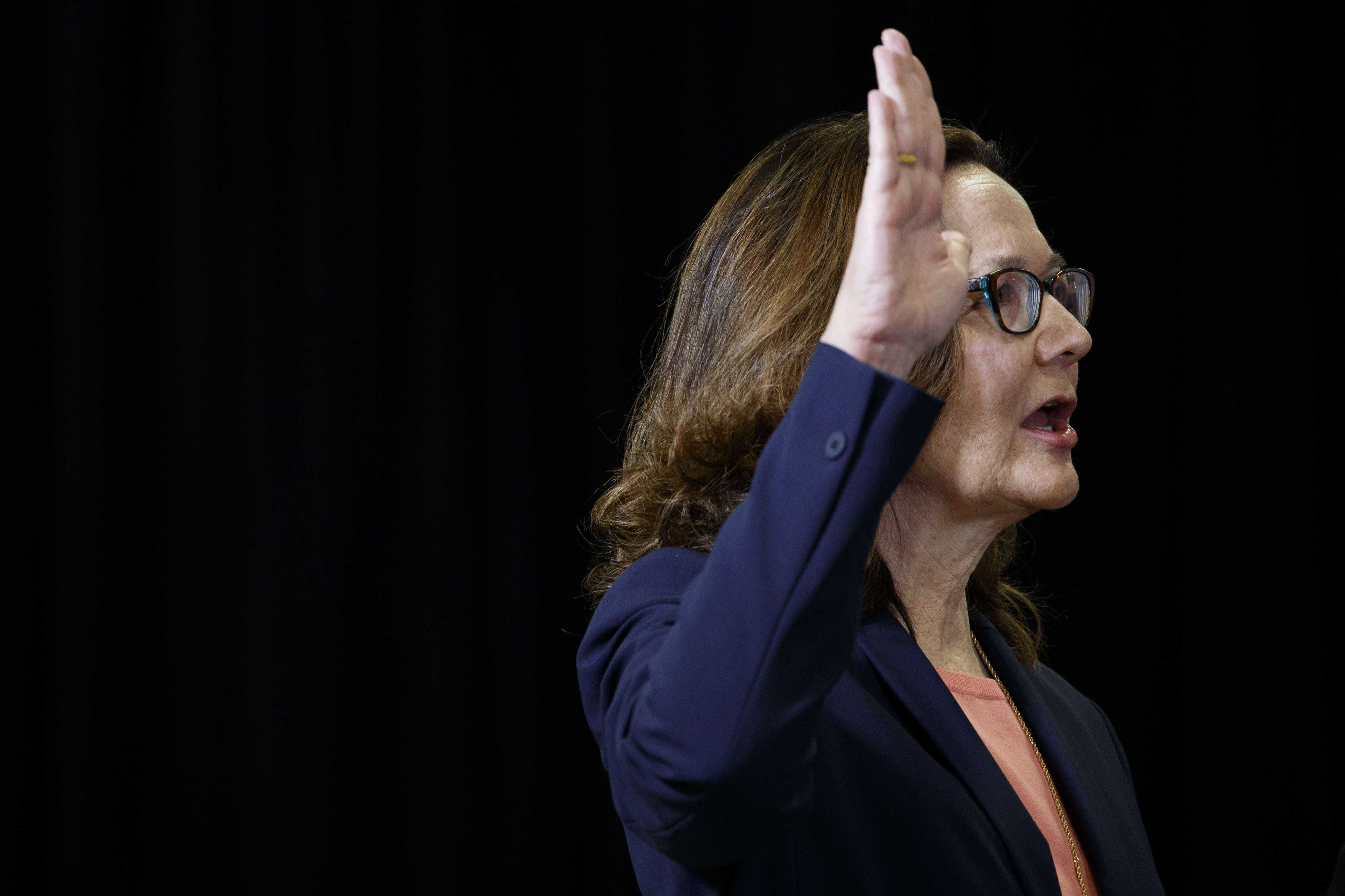 CIA Director Gina Haspel visited the Turkish capital Ankara on Tuesday for talks with officials