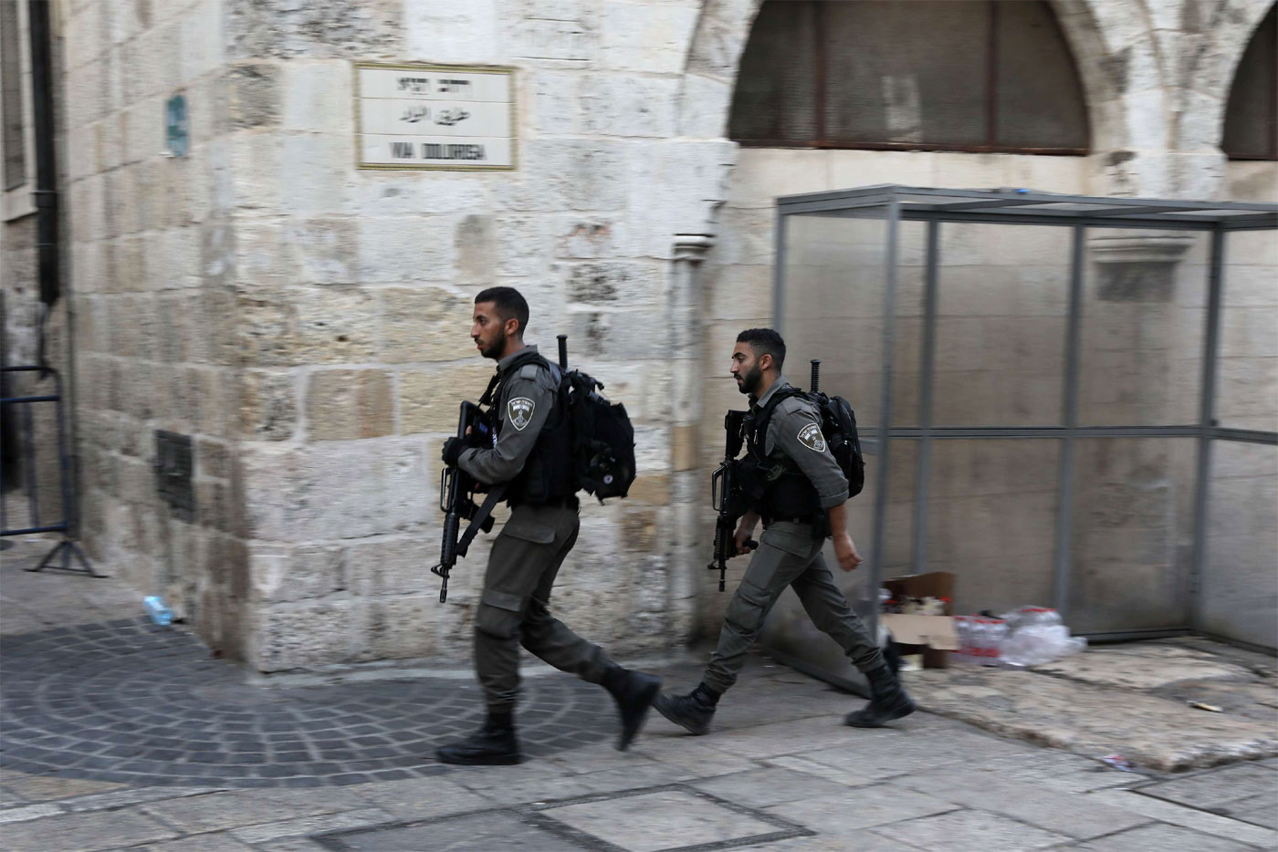 Israeli police in Jerusalem