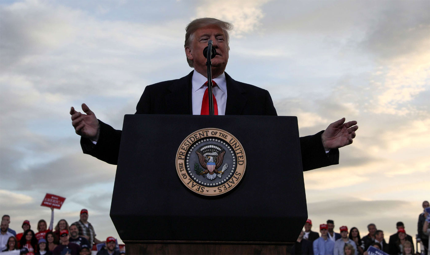 US President Donald Trump 