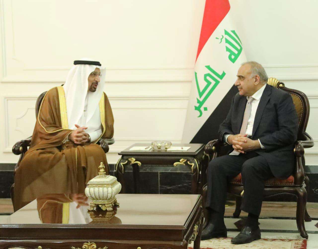 خالد الفالح وعادل عبد المهدي