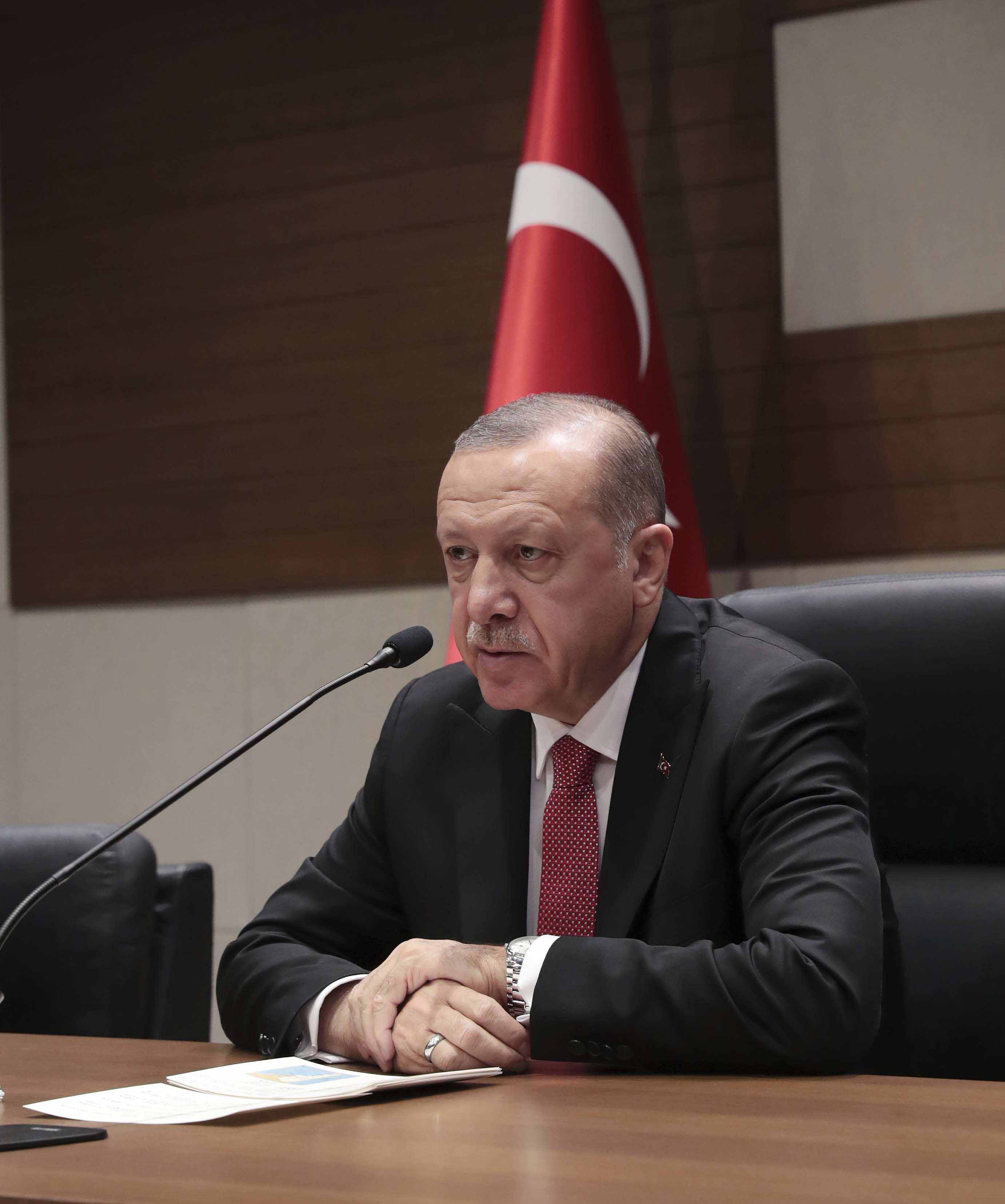 His comments came after intense telephone diplomacy on Wednesday which saw Erdogan hold talks with Russian President Vladimir Putin and Ukrainian counterpart Petro Poroshenko