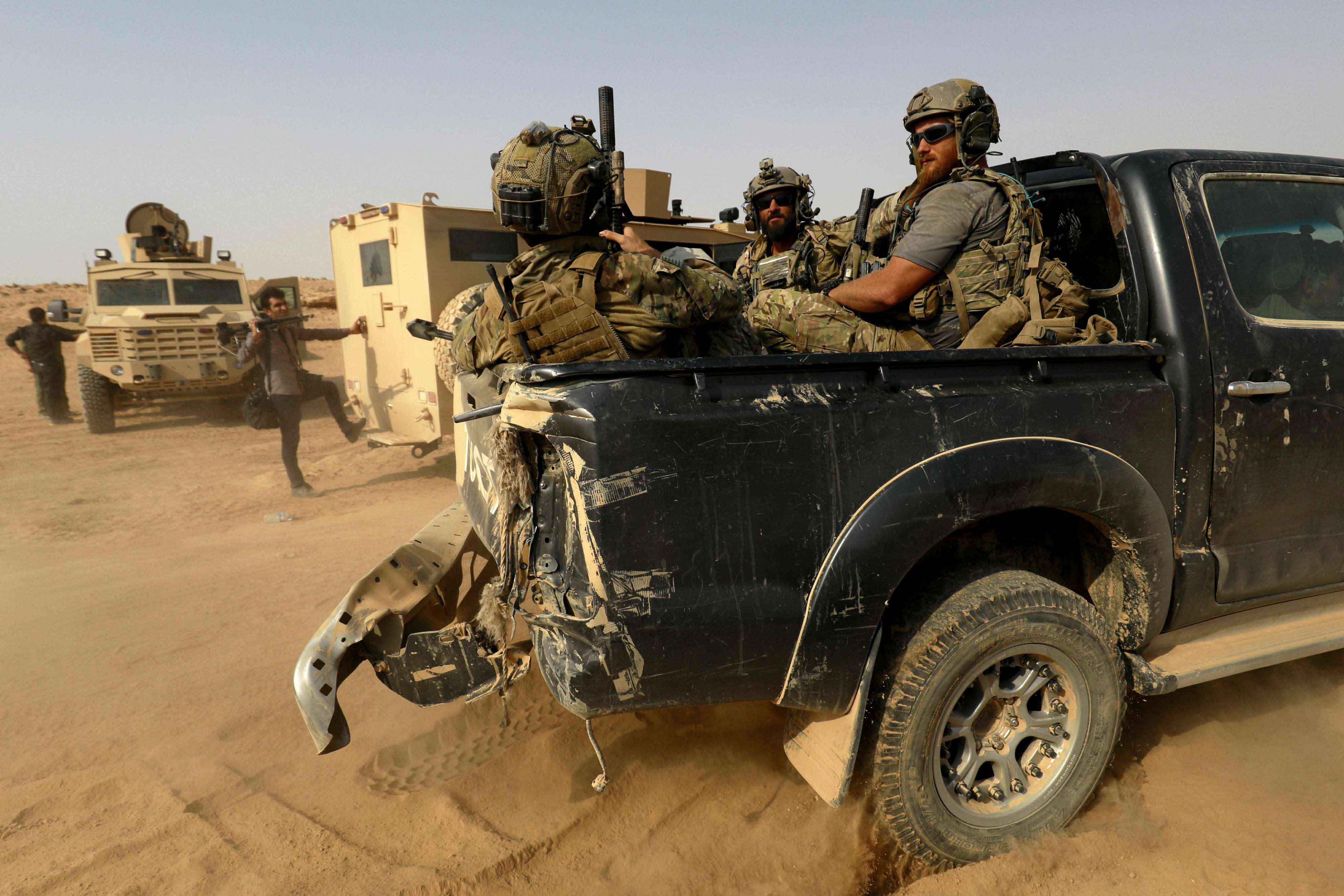 The Syrian Democratic Forces killed another 17 IS fighters while defending their base in the village of Al-Bahra