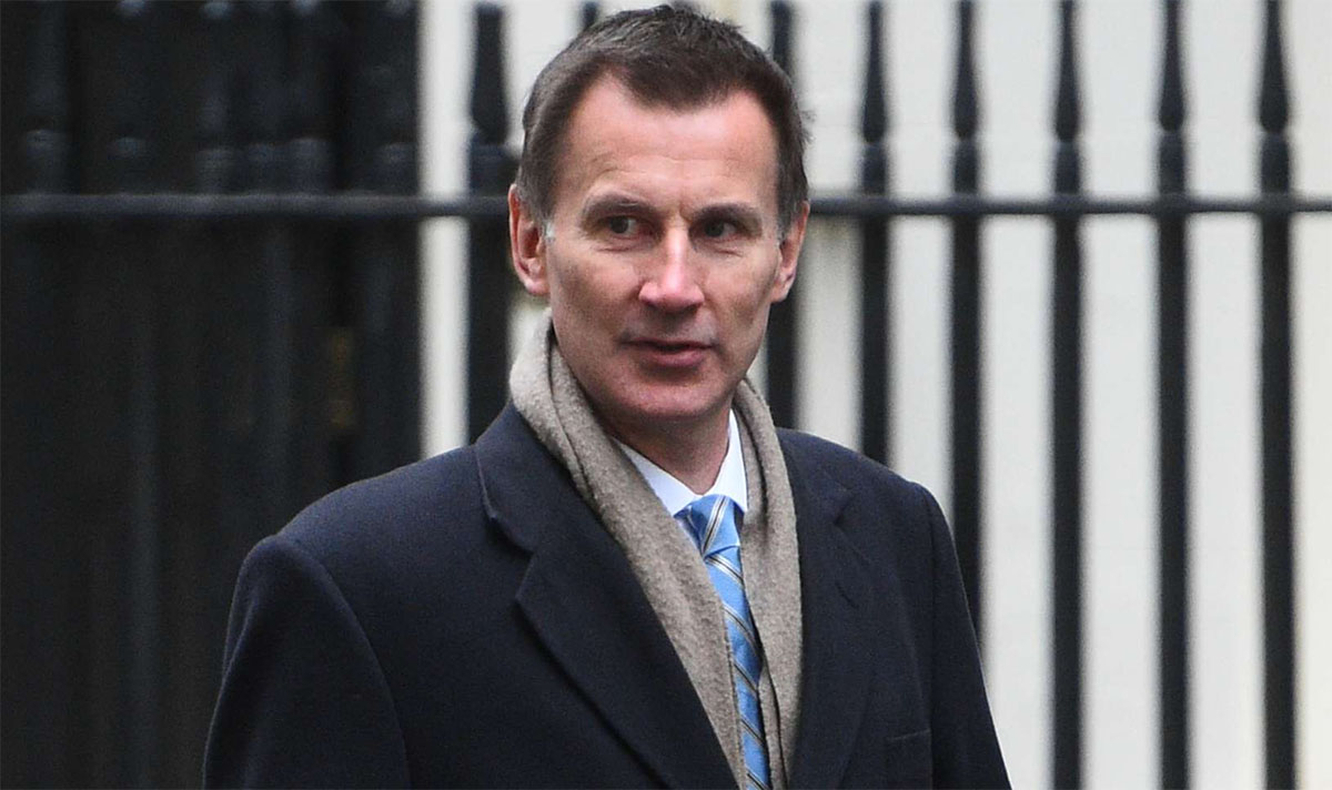 British Foreign Secretary Jeremy Hunt 
