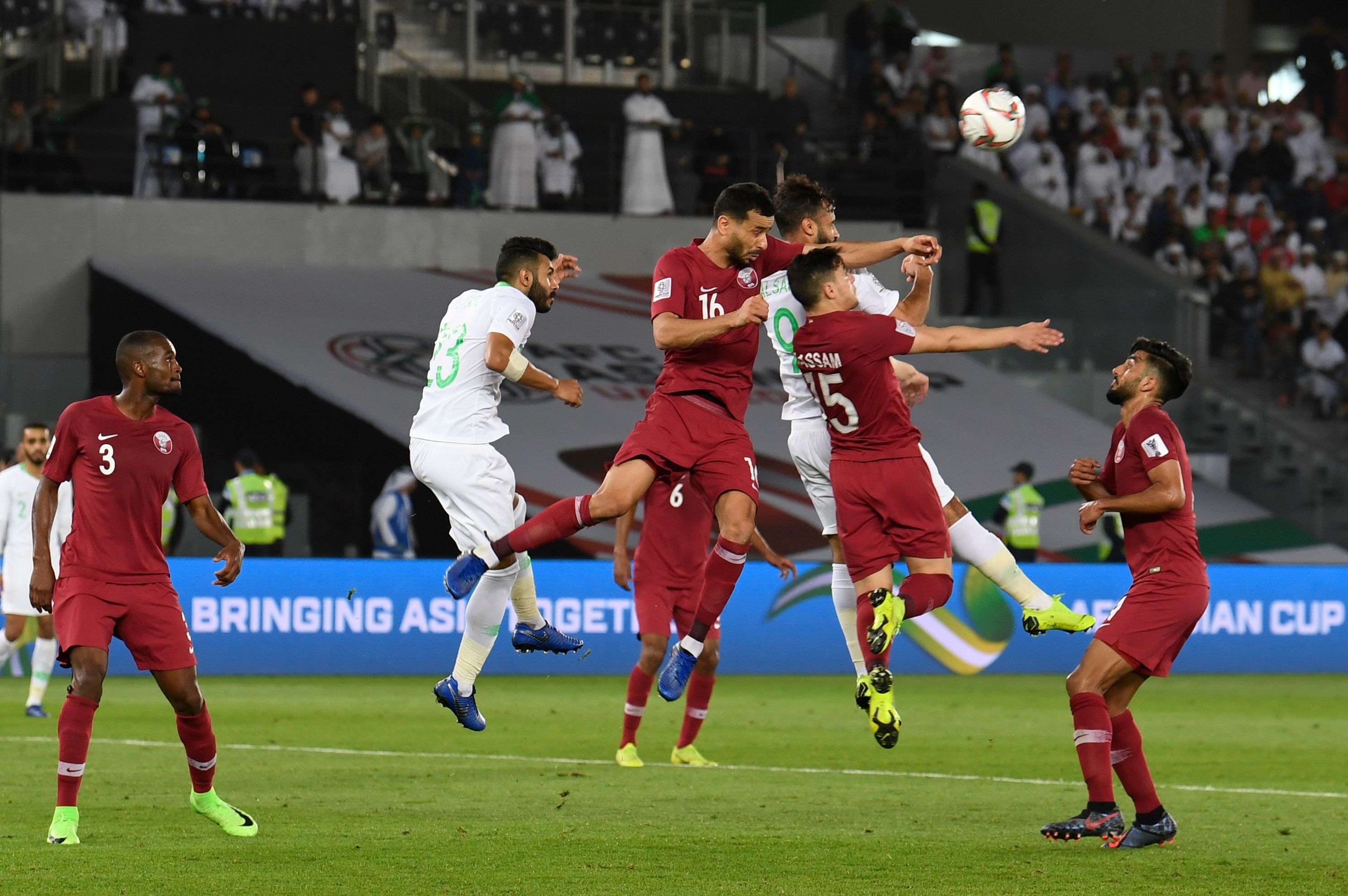 قطر والسعودية في كأس آسيا