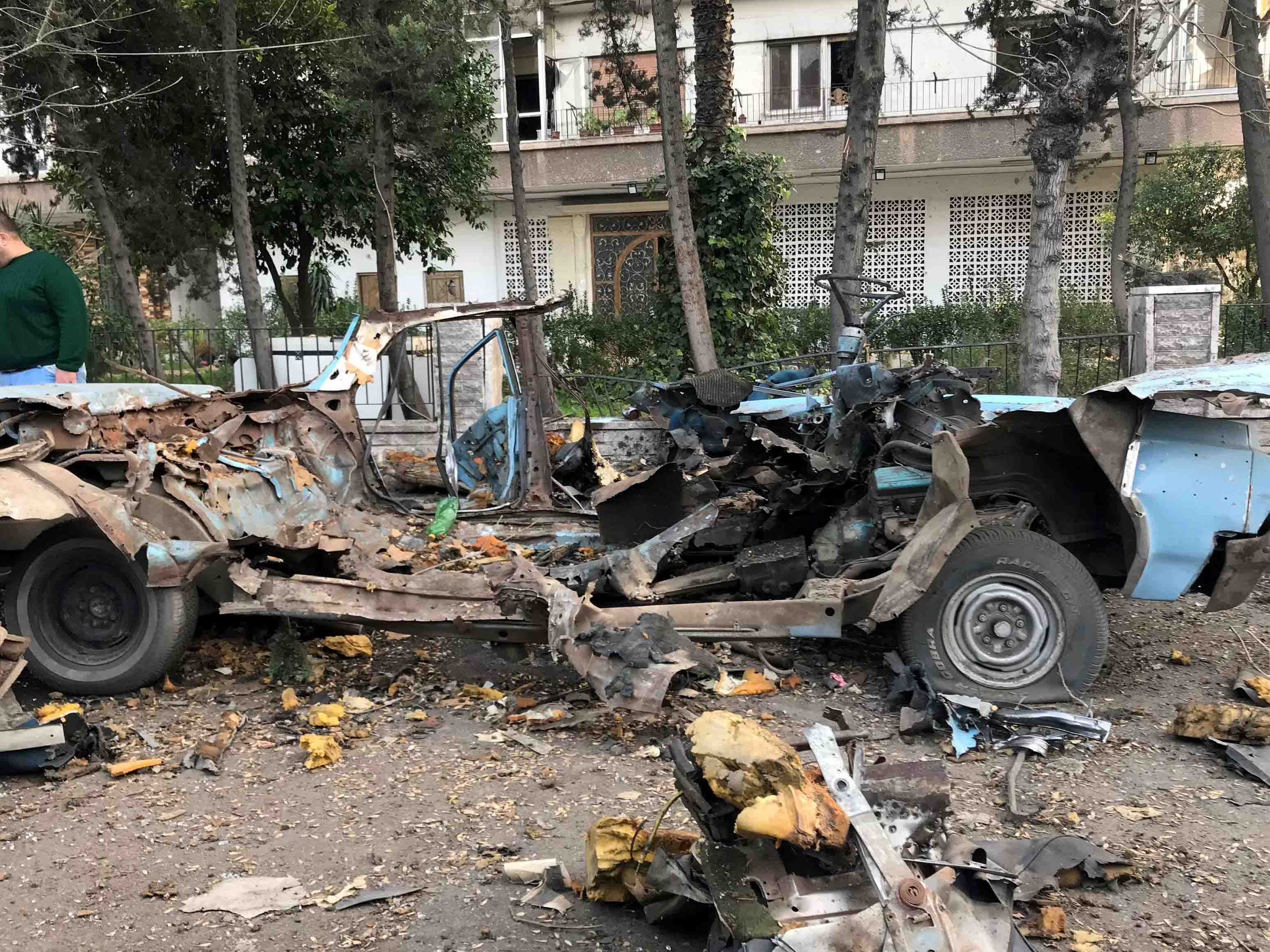 The explosion came after another in Damascus on Sunday, which the Observatory said hit "near a security branch in the south of the city"