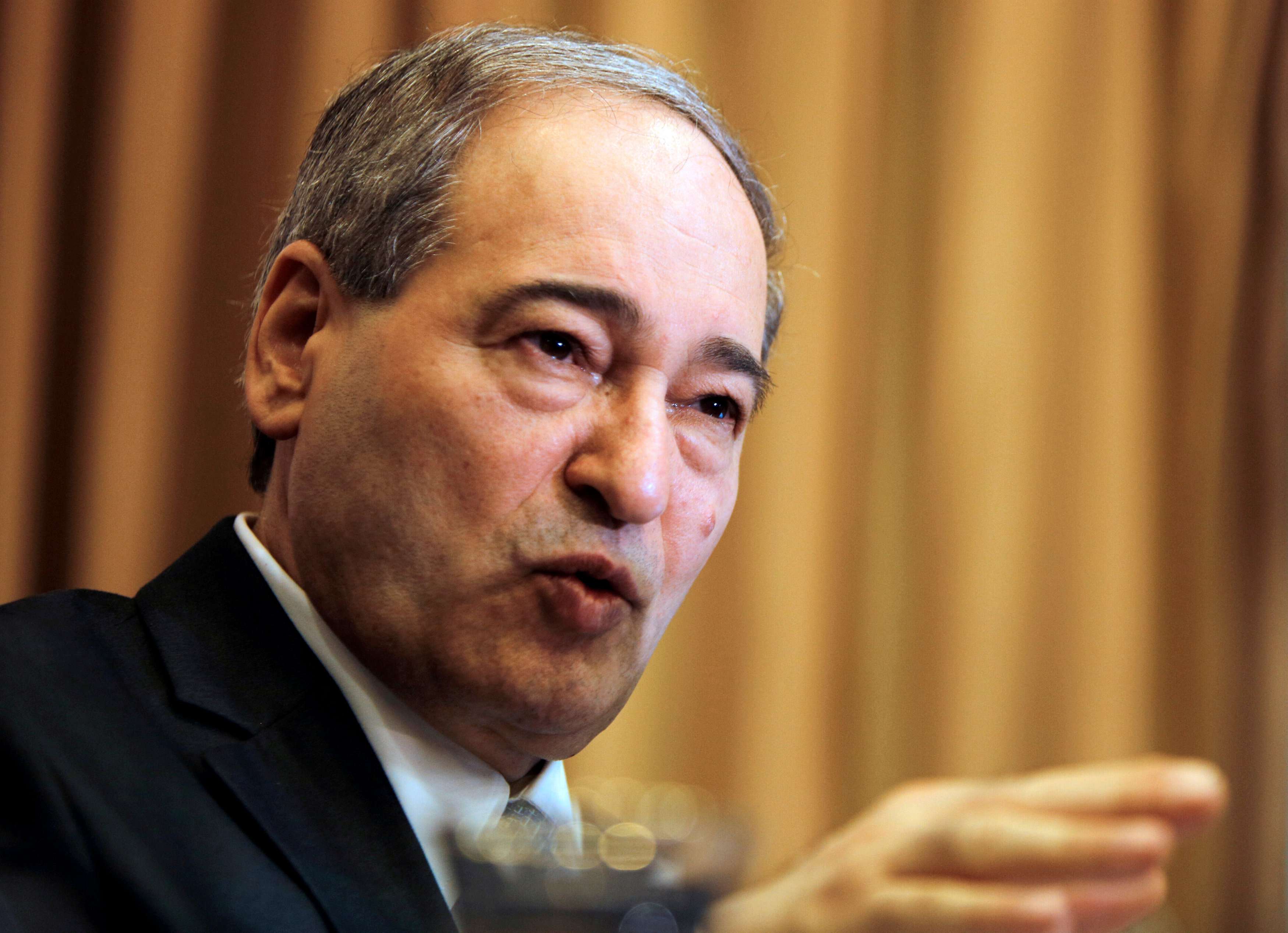 Syria's Deputy Foreign Minister Faisal al Mekdad.