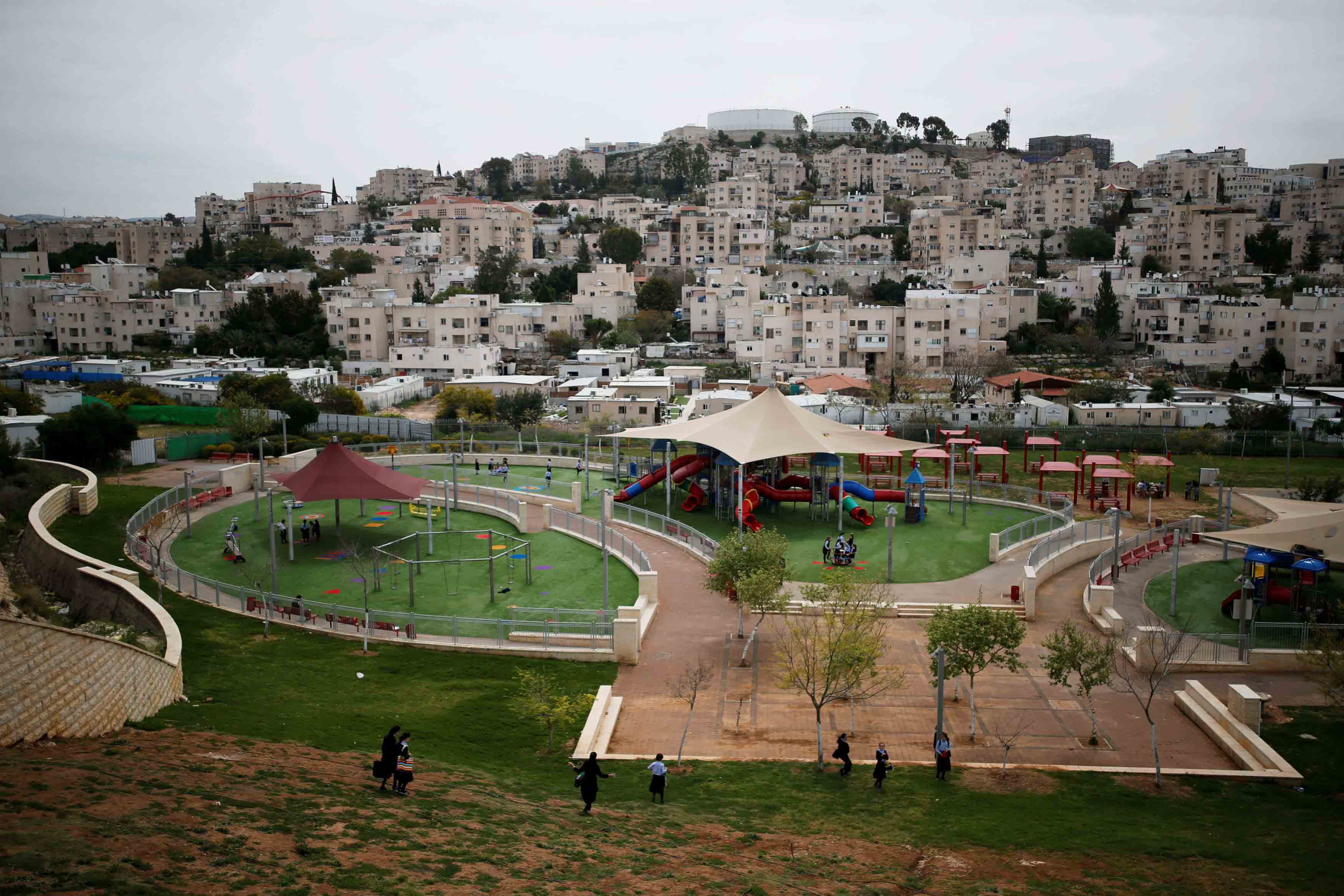 An NGO says that settlement construction approvals have soared since US President Donald Trump took office in 2017