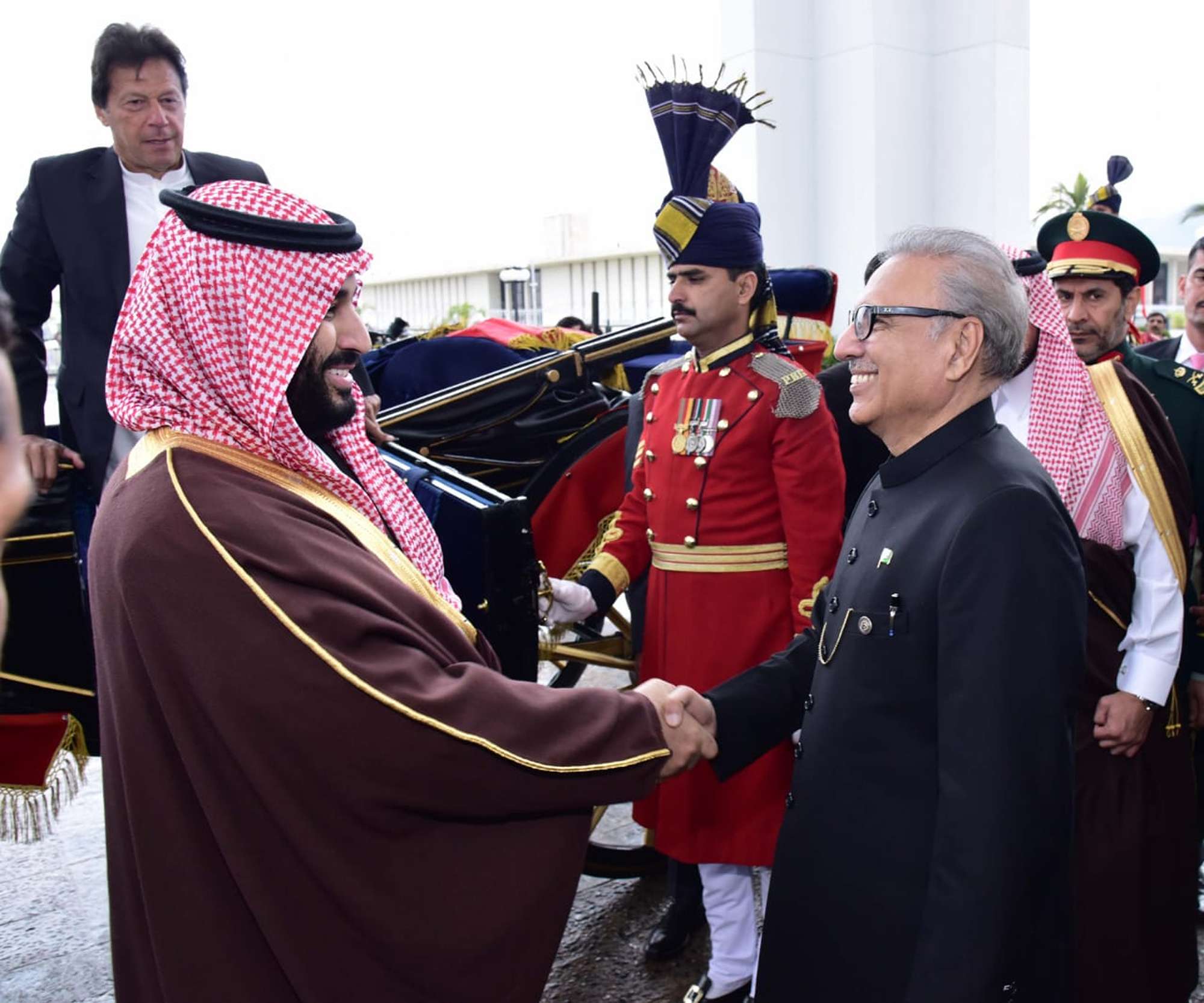ولي العد السعودي والرئيس الباكستاني