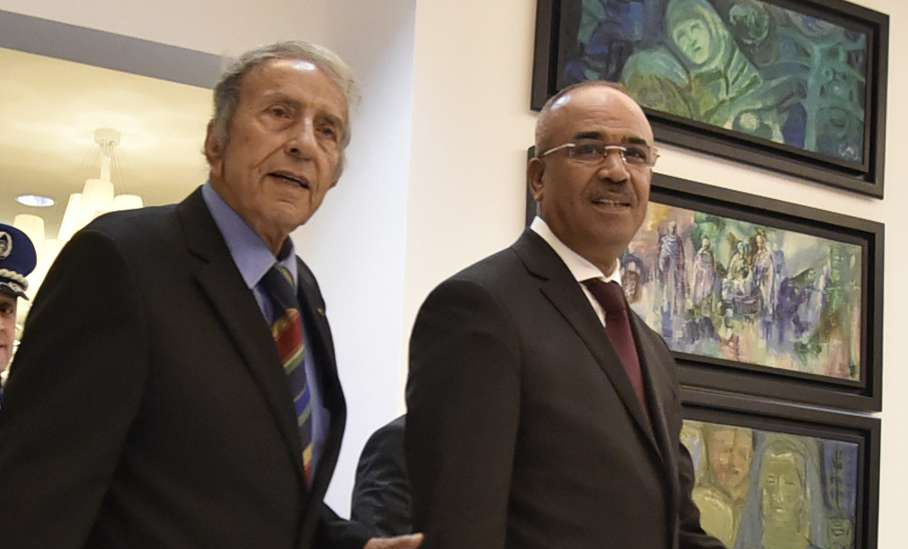 Mustapha Lahbiri (L) was sacked as head of DGSN after taking up the post last June