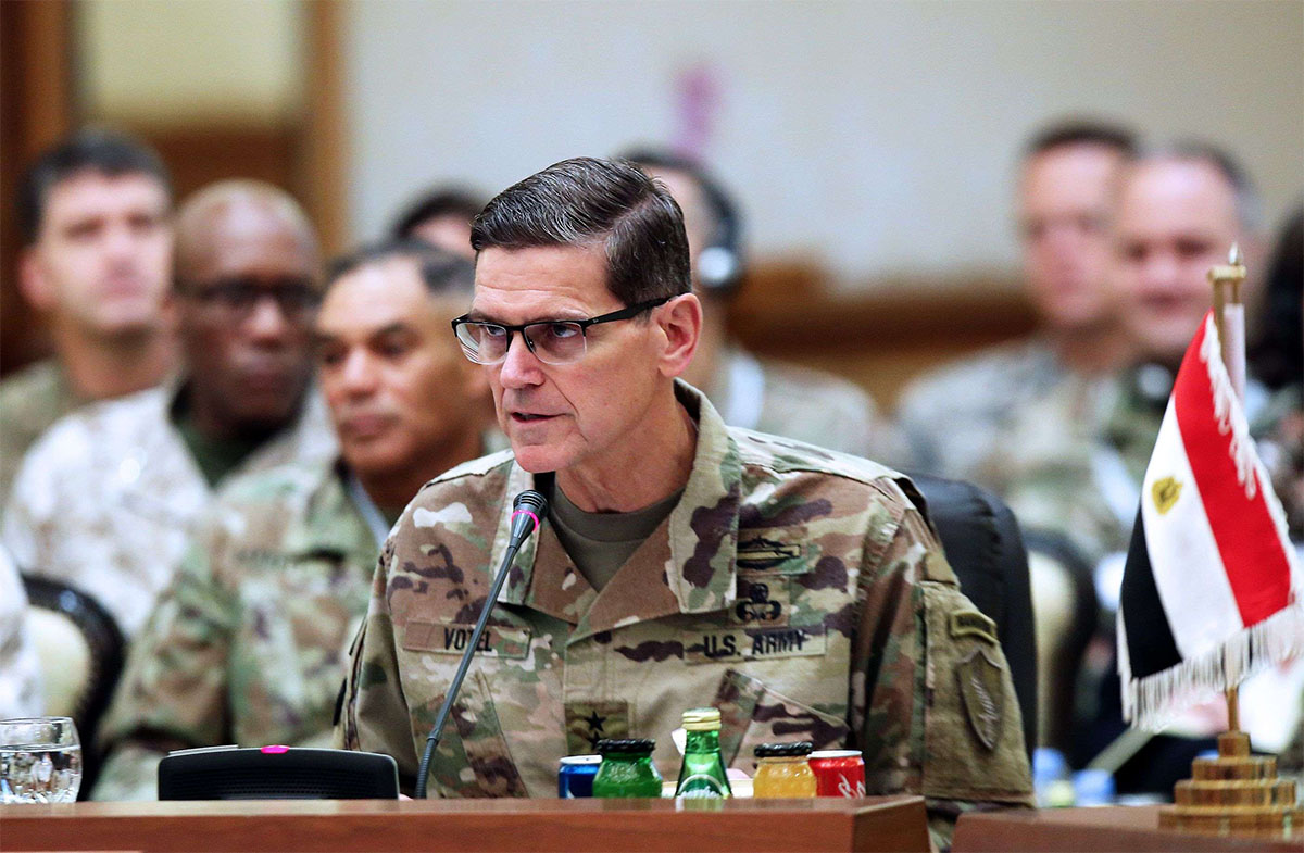 Commander of United States Central Command Joseph Leonard Vote