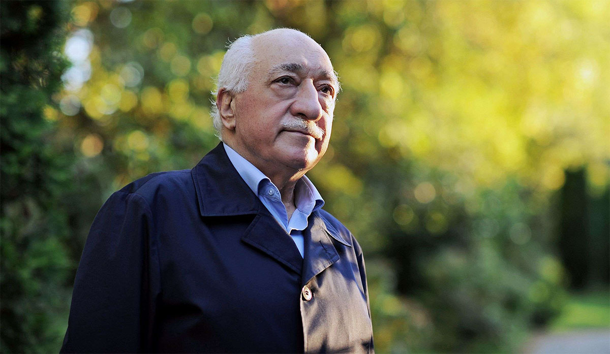 Exiled Turkish Muslim preacher Fethullah Gulen at his residence in Saylorsburg, Pennsylvania