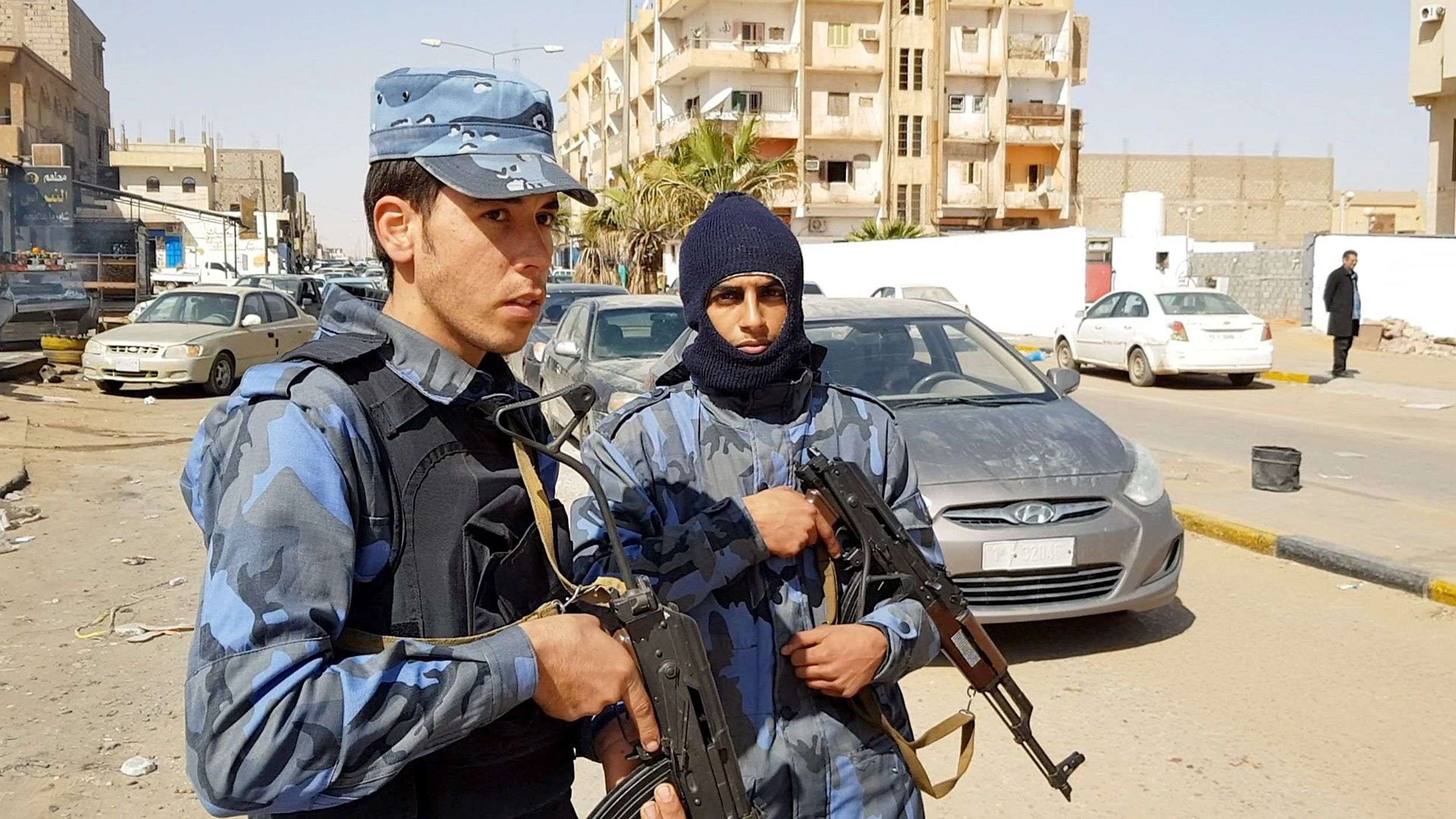 Forces loyal to Libyan strongman Khalifa Haftar.