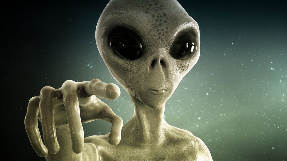 مخلوق فضائي كما تصوره القصص وأفلام الخيال العلمي