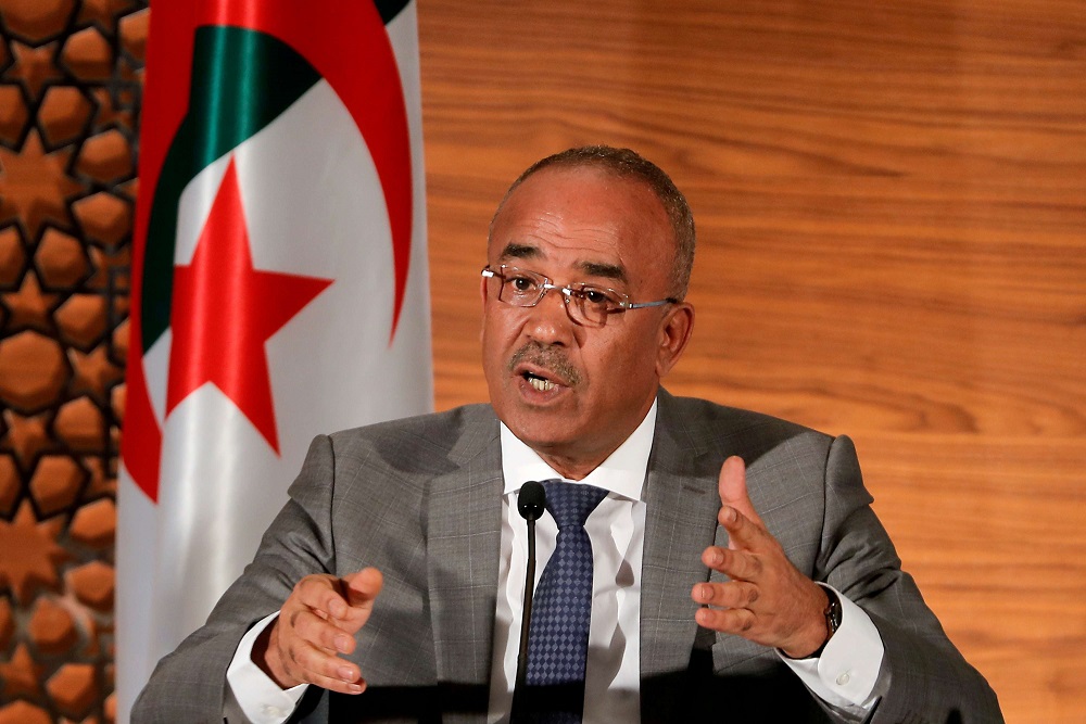 رئيس الوزراء الجزائري الجديد نور الدين بدوي 