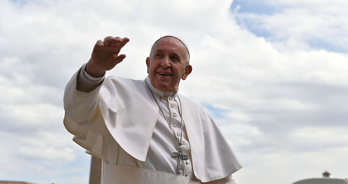 Pope Francis, is the spiritual leader of the world's 1.3 billion Roman Catholics 