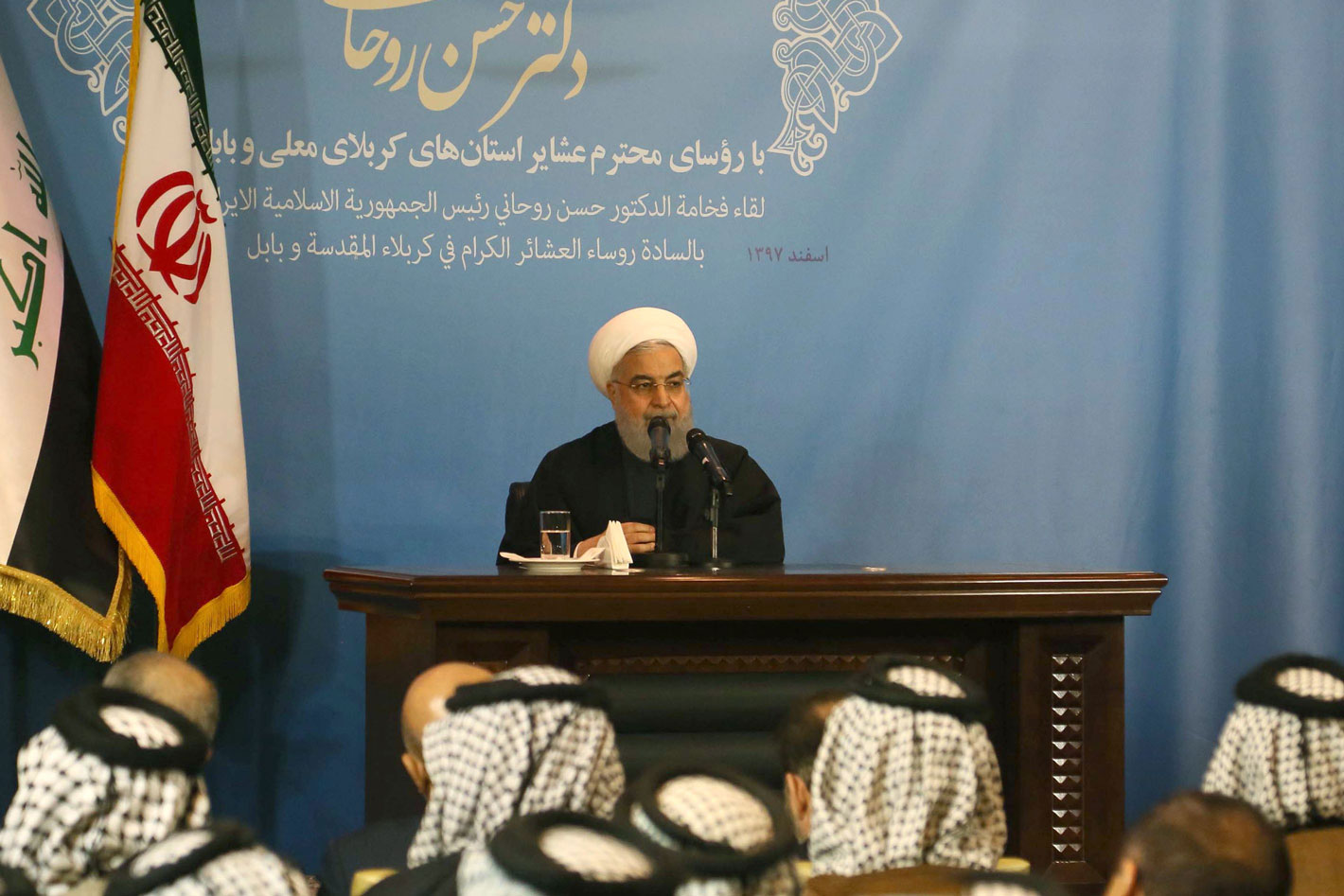 الرئيس الإيراني حسن روحاني