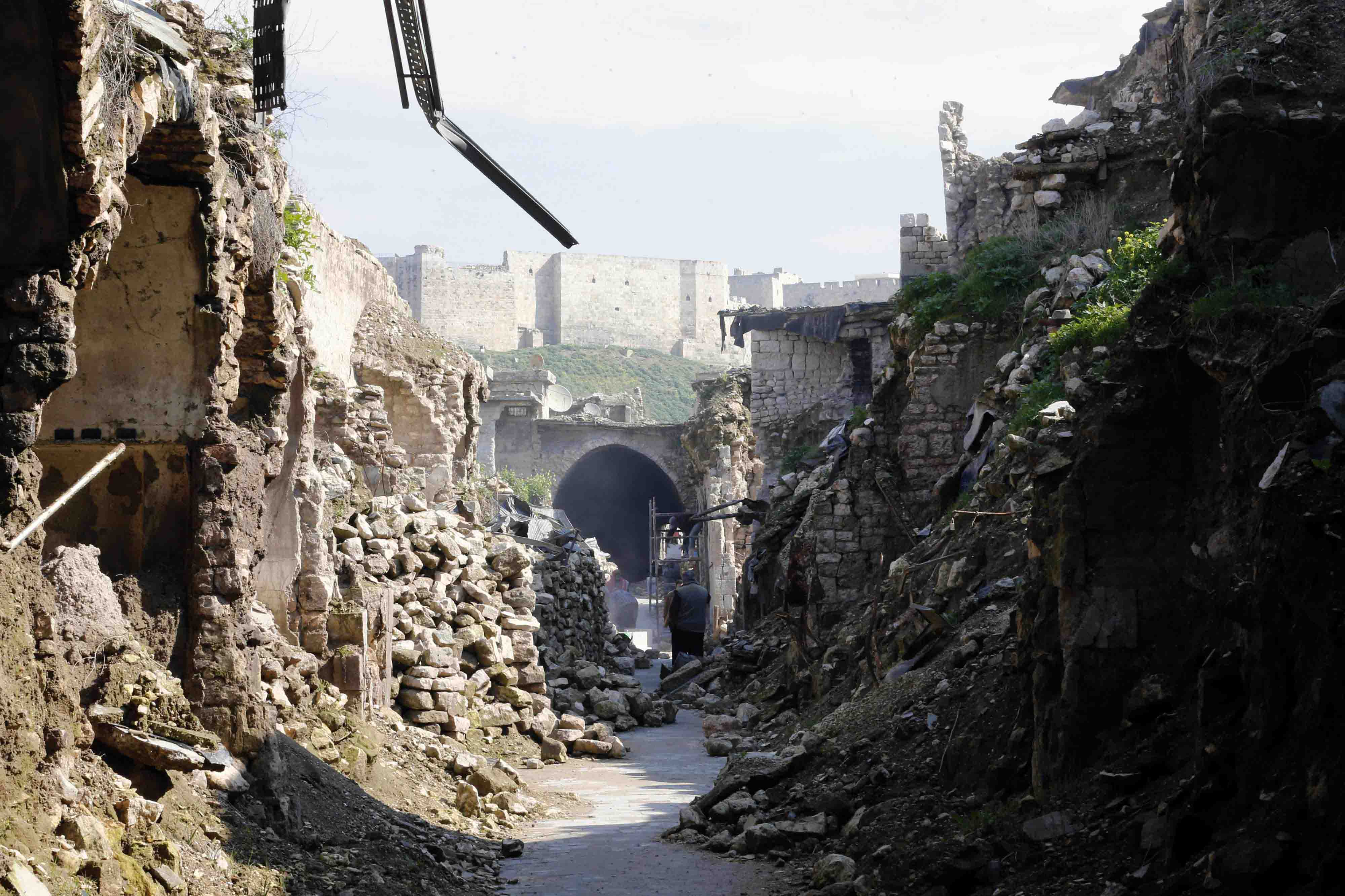 Located in the old quarters of Syria's second city, the market dates back to the Ottoman period.