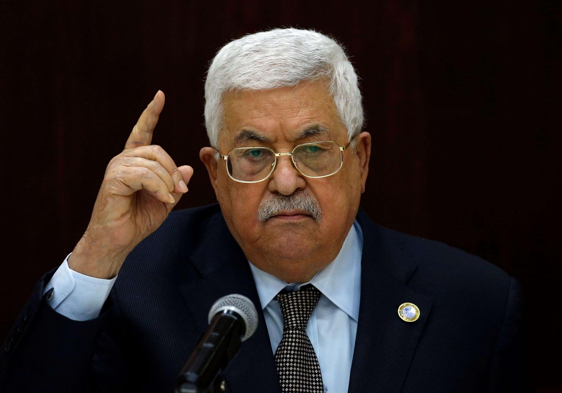 رئيس السلطة الفلسطينية محمود عباس ابو مازن