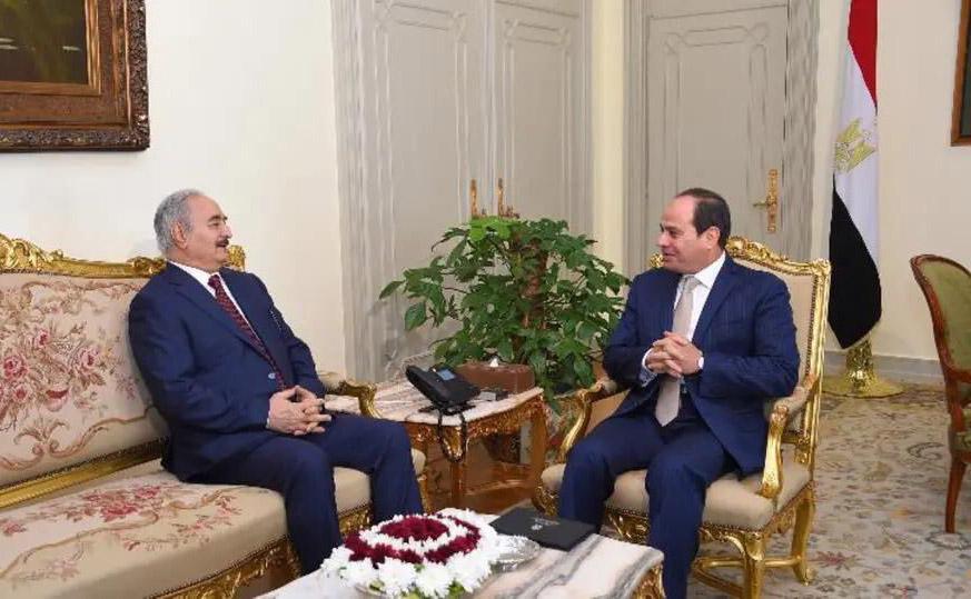 السيسي وحفتر إلتقيا في 2017
