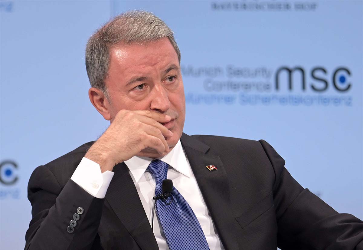 Turkish Defence Minister Hulusi Akar 