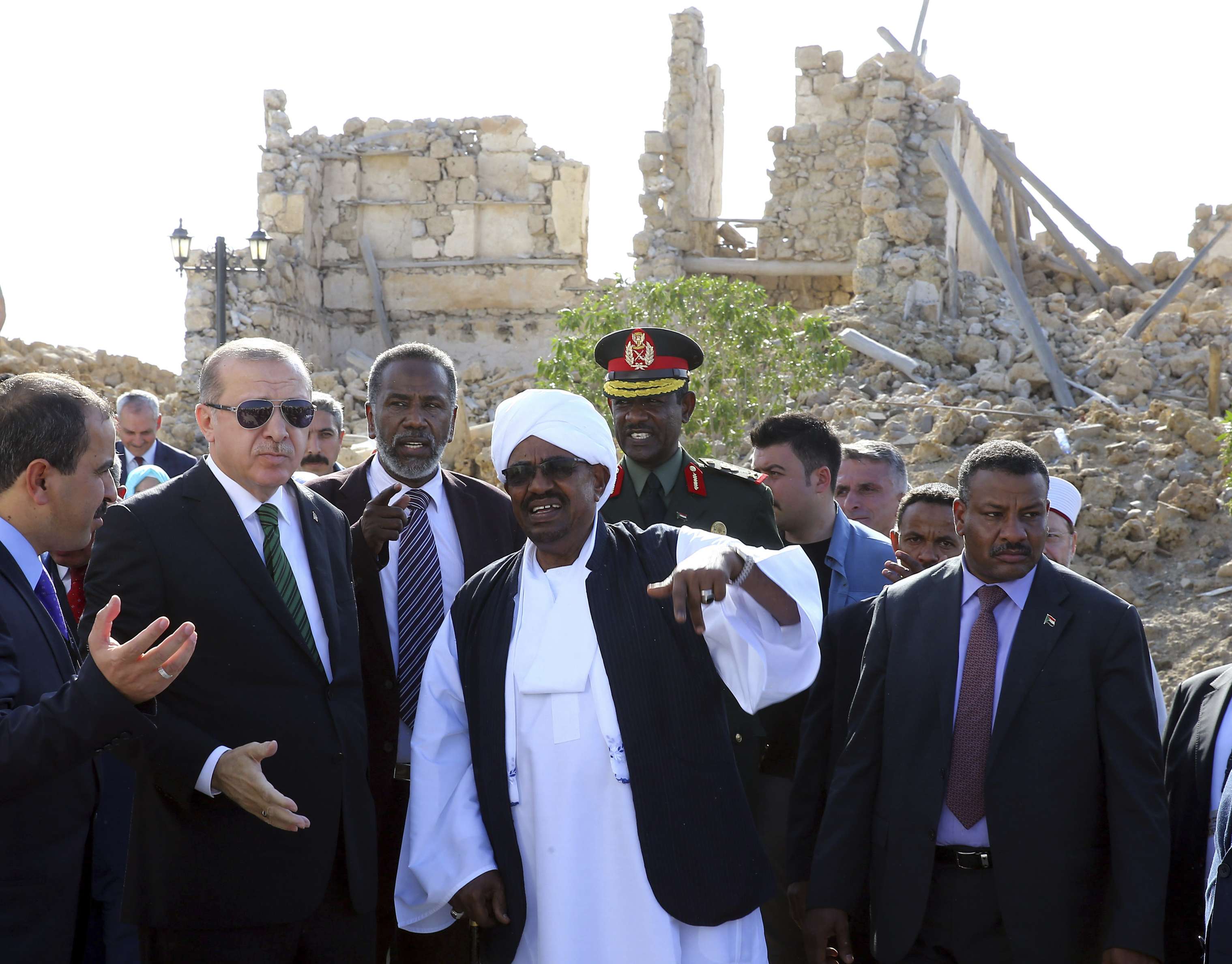 عمر البشير ورجب طيب أردوغان