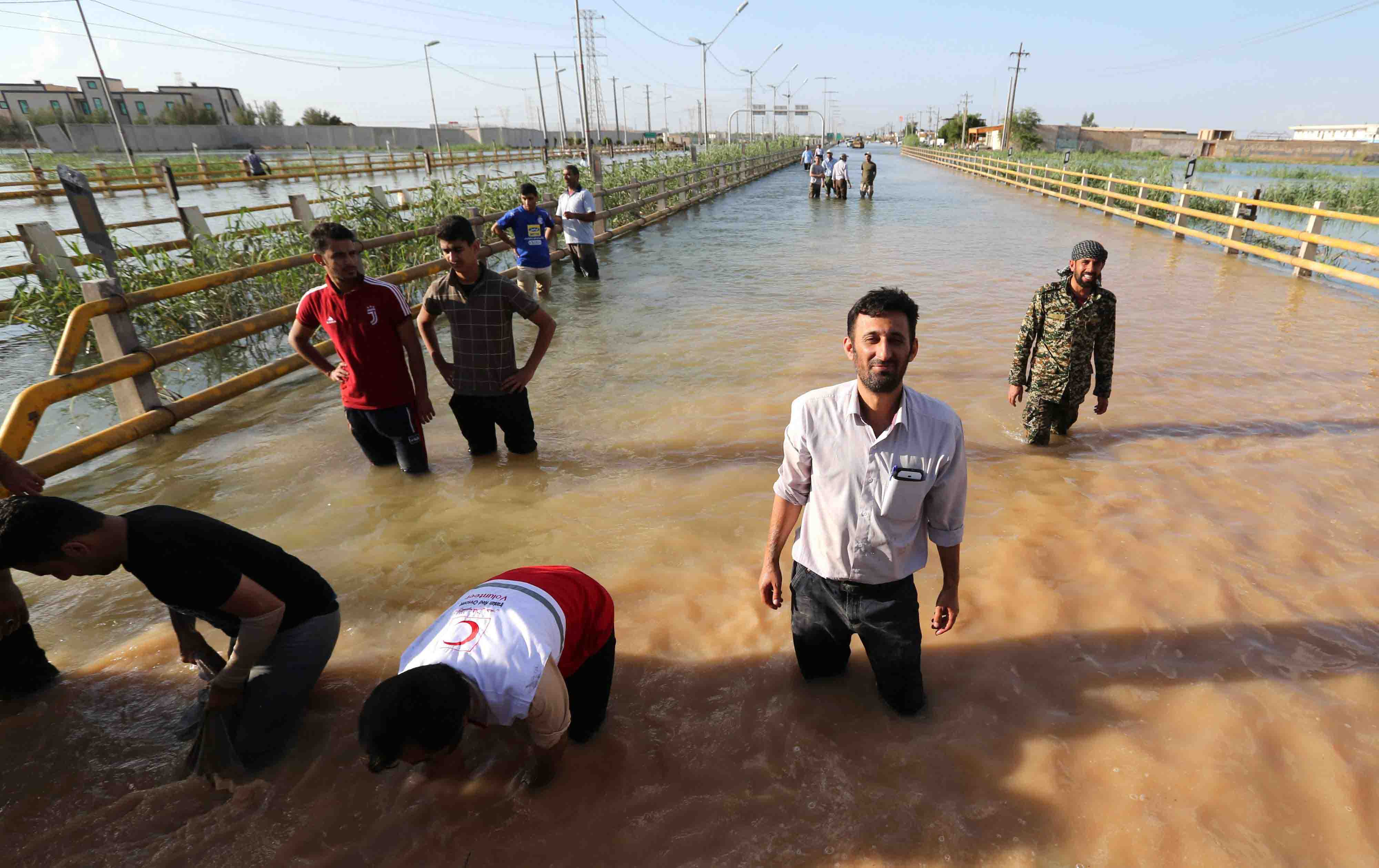 Transport minister Mohammad Eslami meanwhile told lawmakers "725 bridges have been totally destroyed"