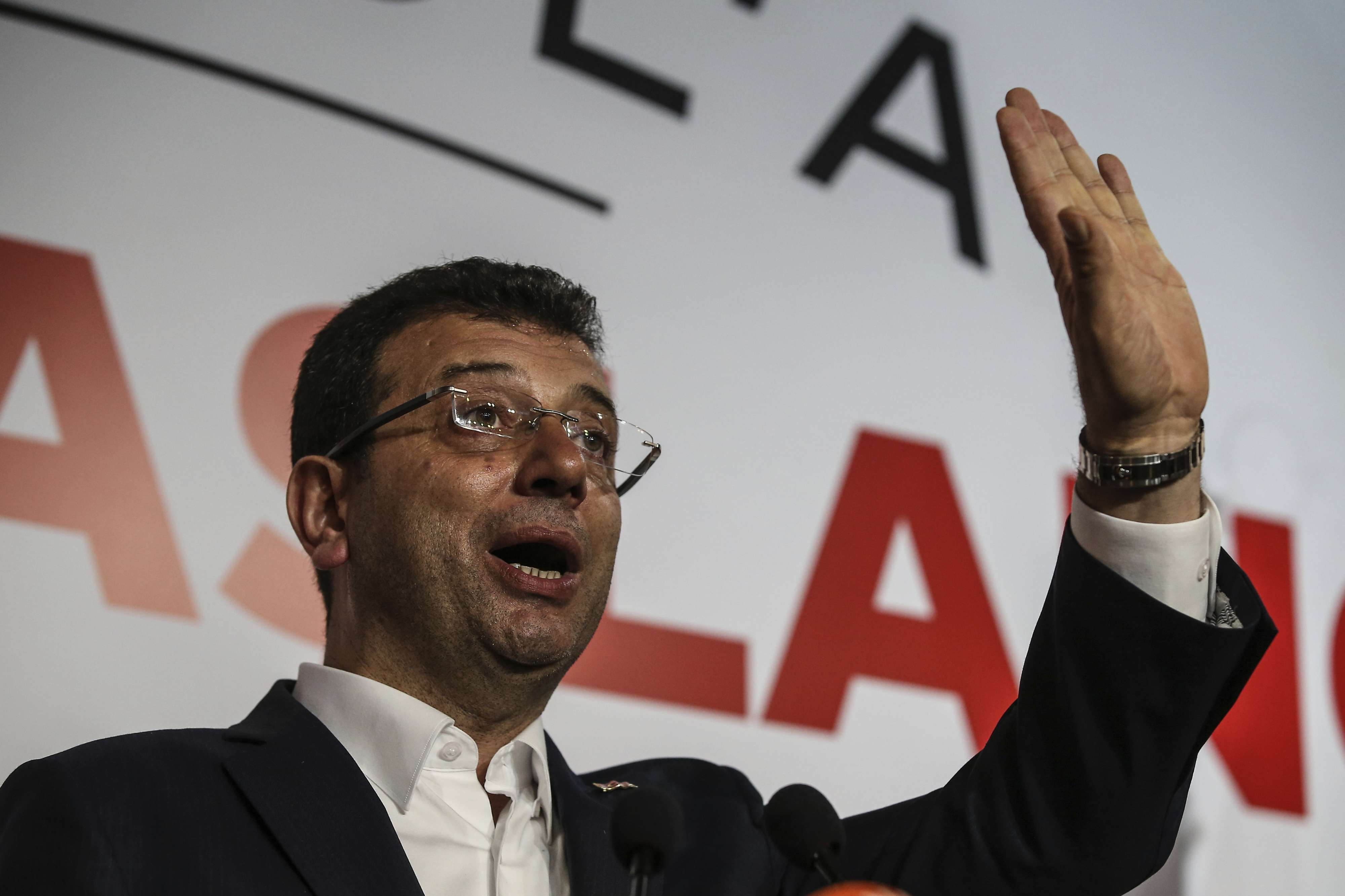 "The media, especially the state television is far from being fair... but we have social media which is at least an untouched area for now," Imamoglu sai