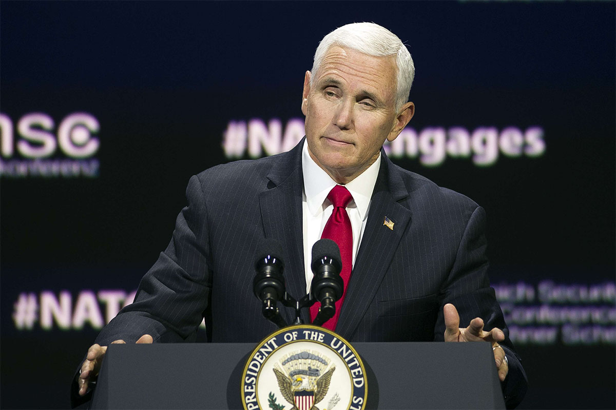 Mike Pence delivered a stinging rebuke to Turkey for buying a major arms system from Russia