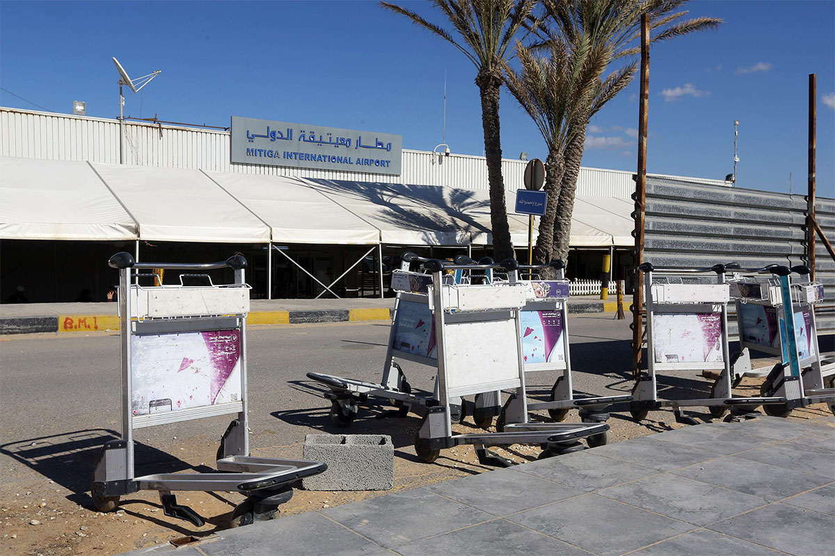 Haftar's forces claimed an airstrike on Tripoli's only functioning airport