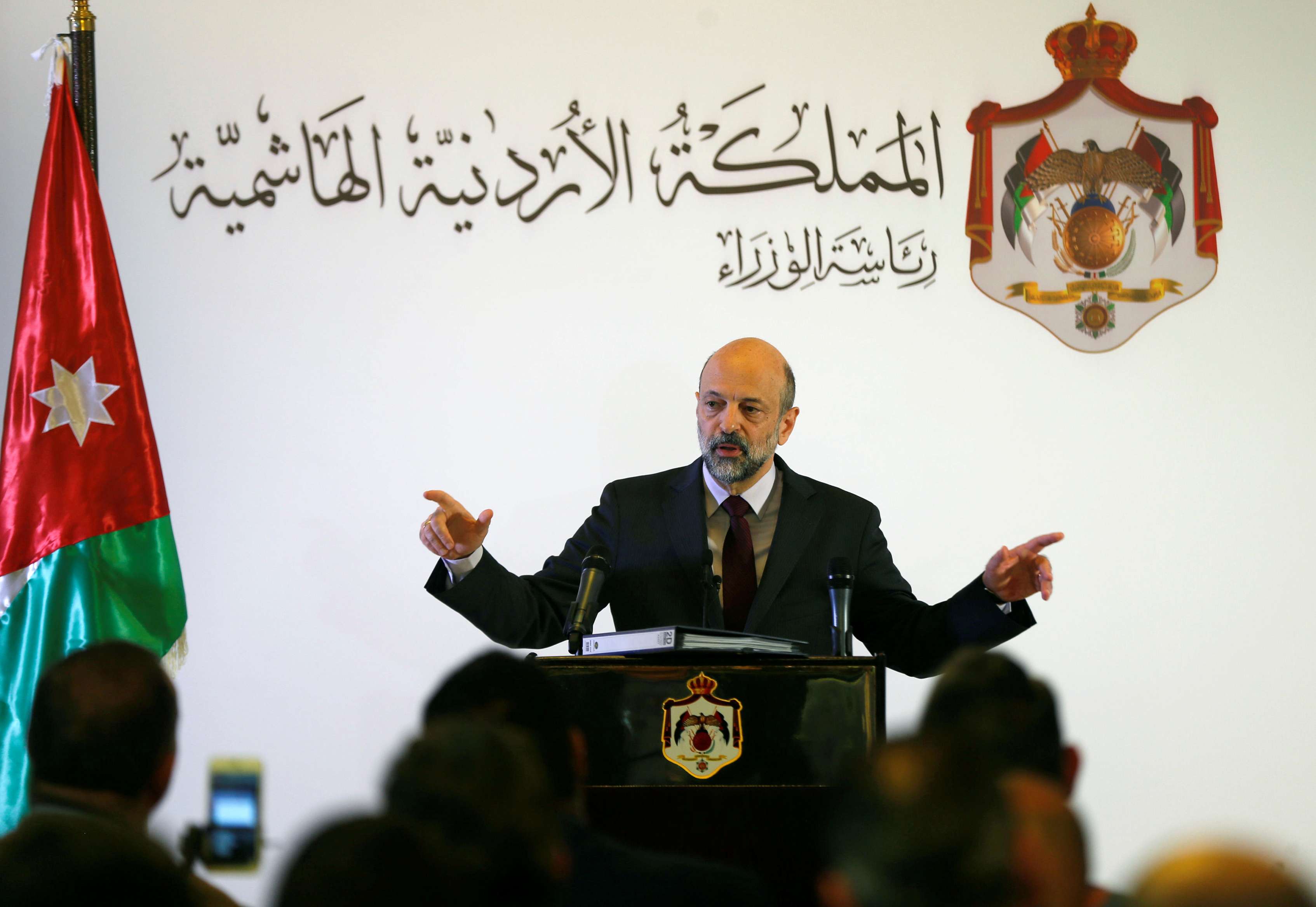 رئيس الوزراء الاردني عمر الرزاز 