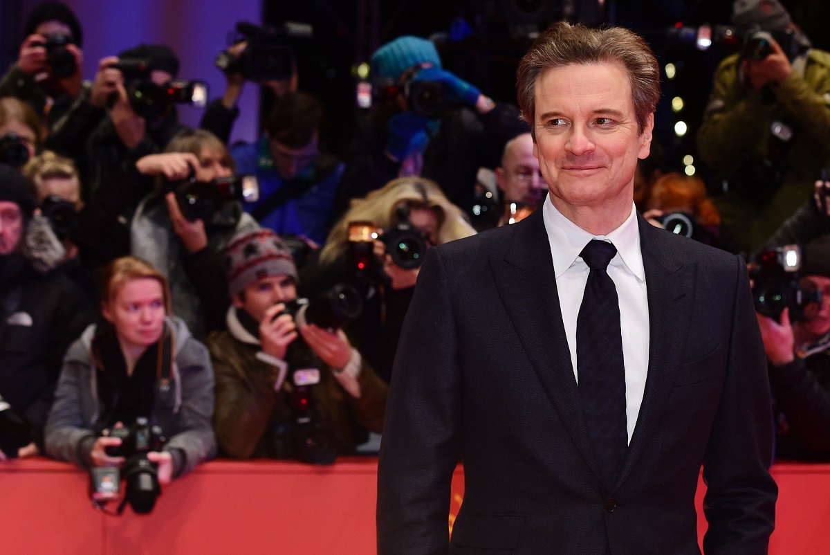 الممثل البريطاني كولن فيرث في مهرجان برلين السينمائي 