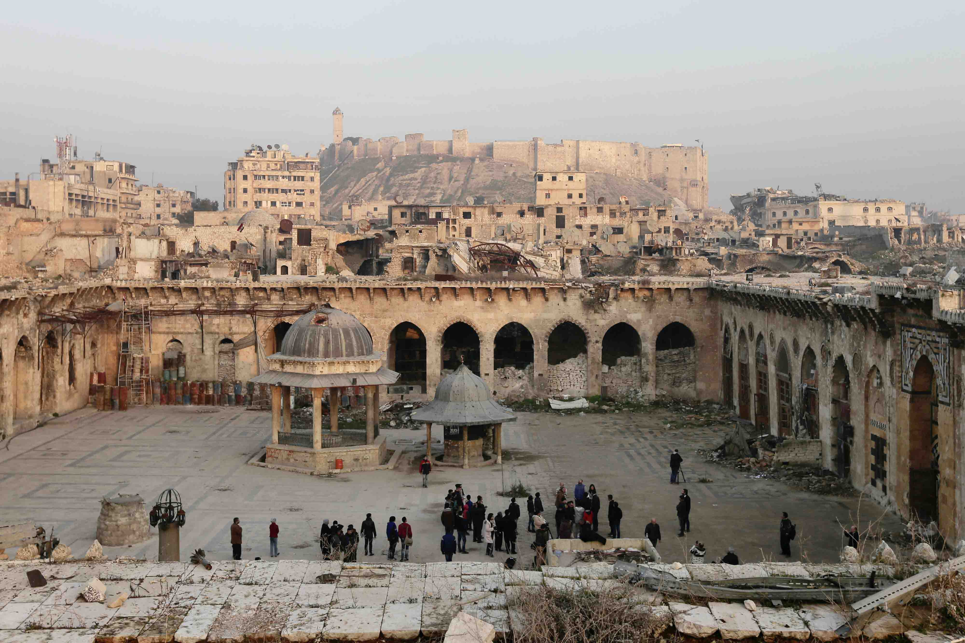 Western countries that have imposed sanctions on Assad's government oppose any reconstruction work until there is a political solution