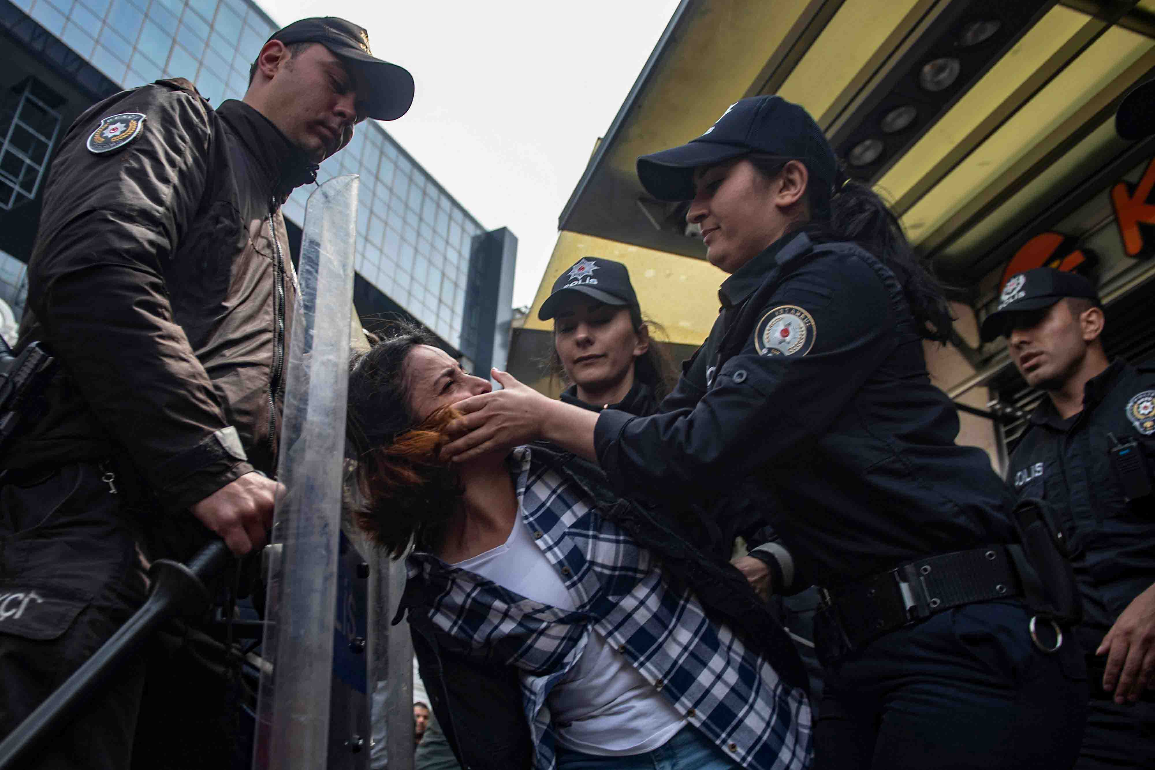 The May 1st annual workers' holiday is often marked by confrontation between demonstrators and police.