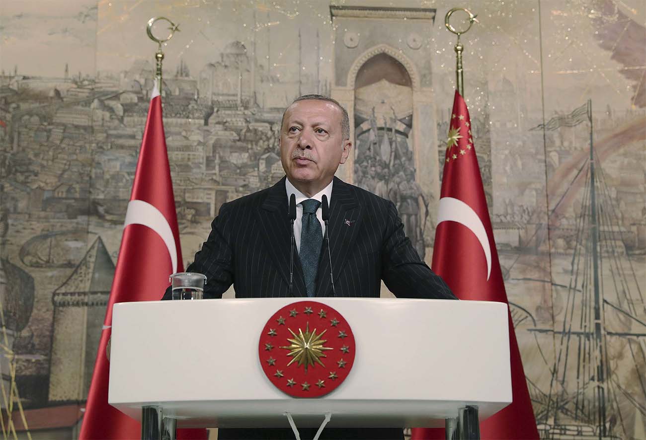 Erdogan said the delivery of the S-400 will start next month