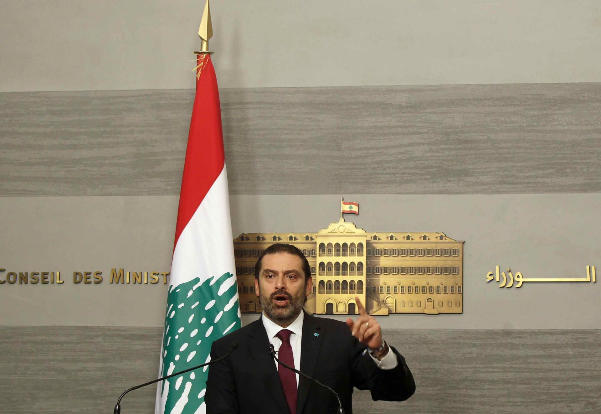 رئيس الوزراء اللبناني سعد الحريري