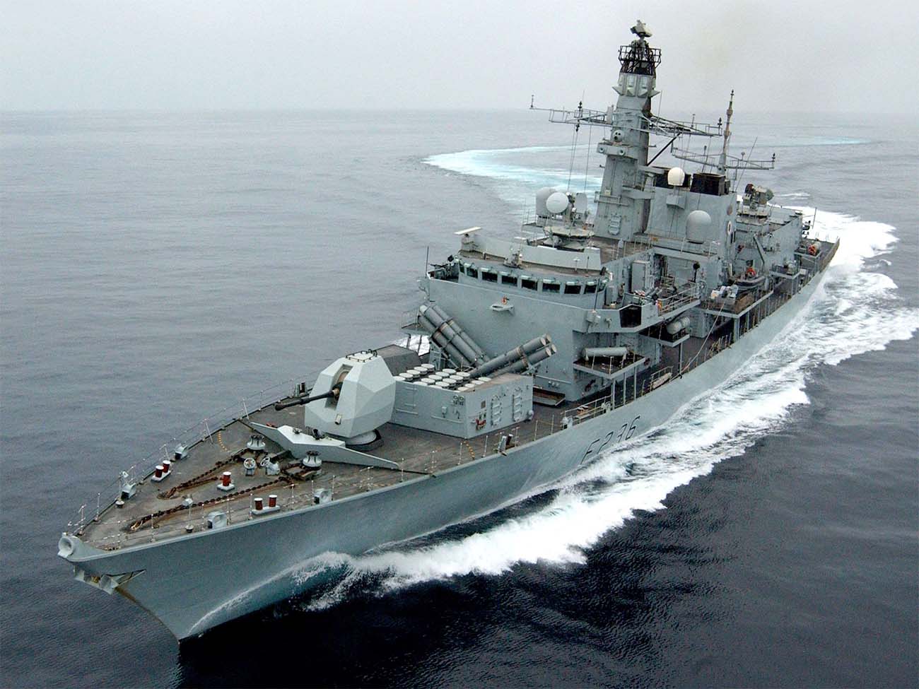 British warship HMS Montrose