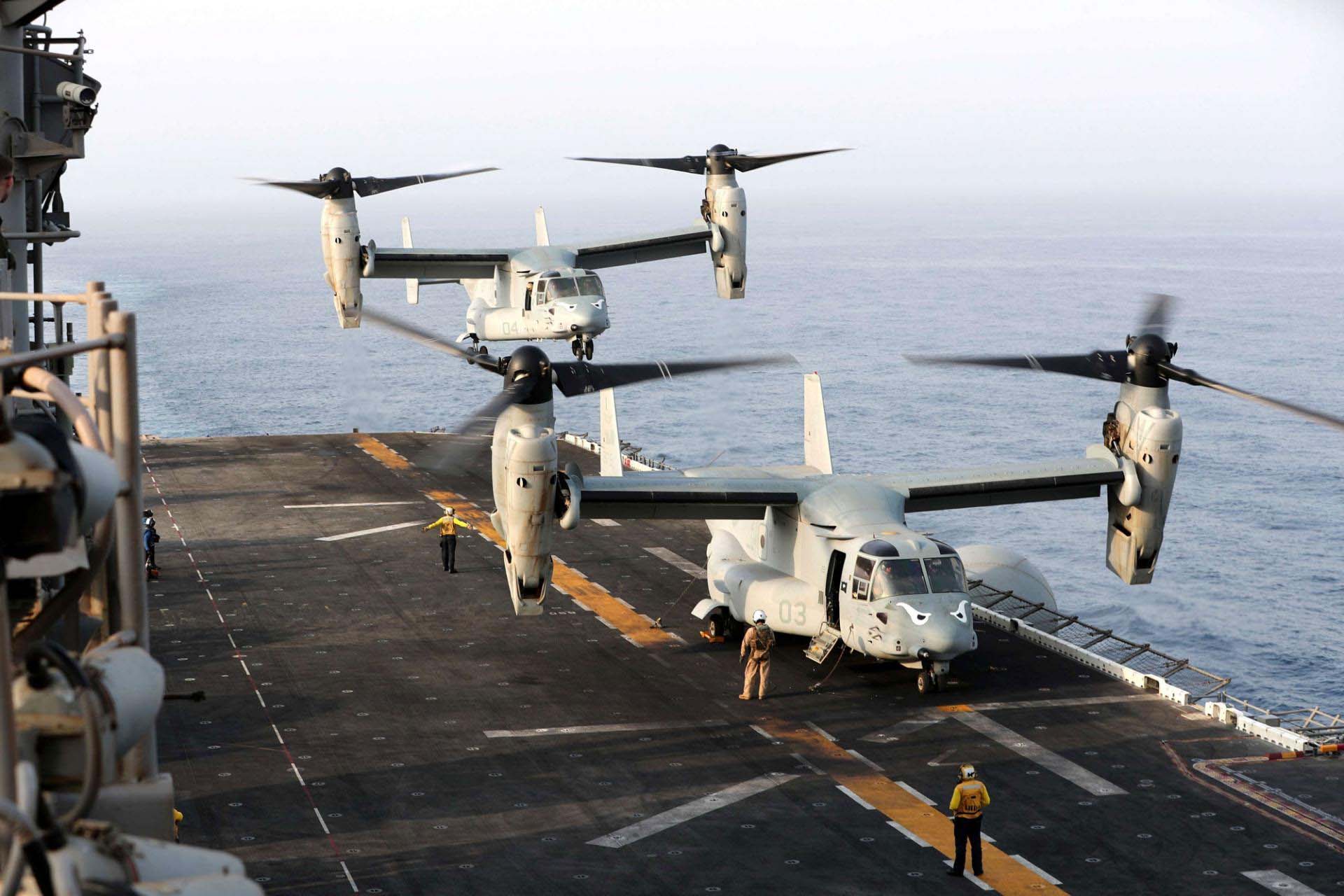 Strong US presence in the Persian Gulf