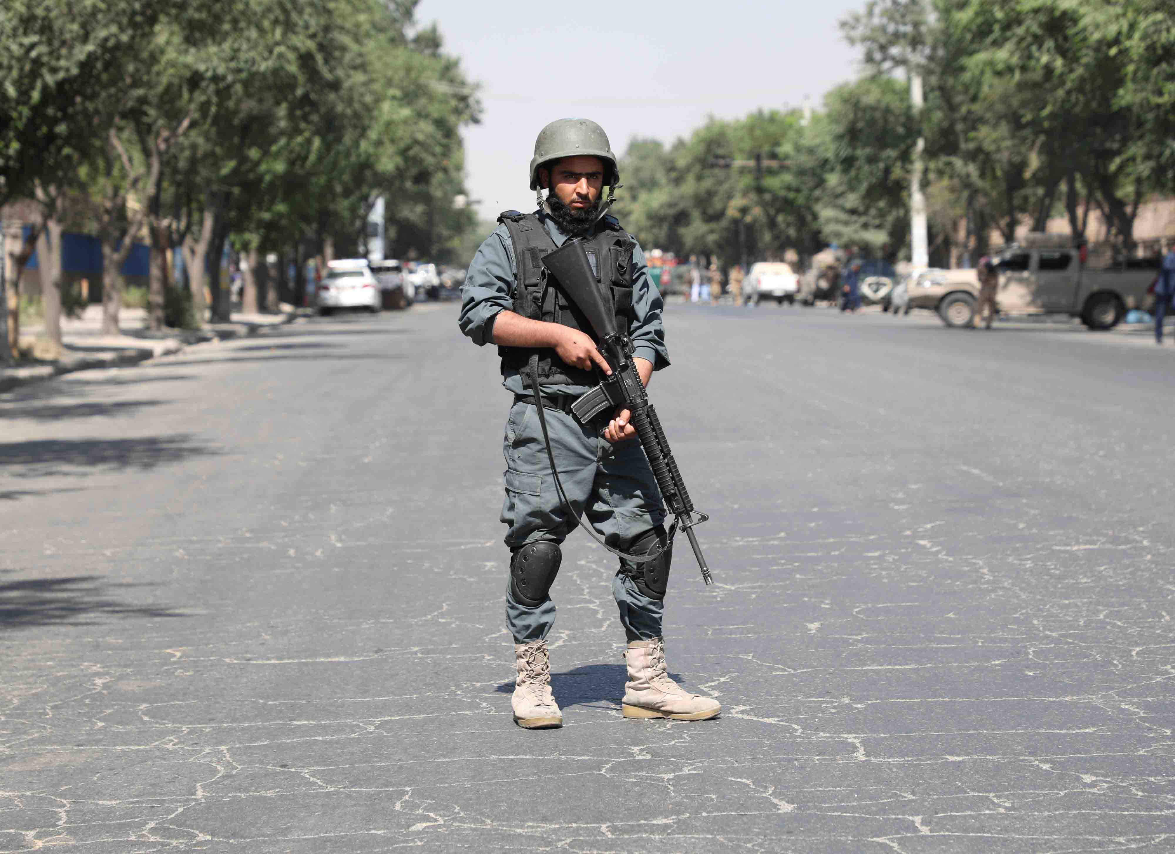 Kabul residents are often trapped in their cars as helicopters travelling in and out of the Green Zone whir overhead