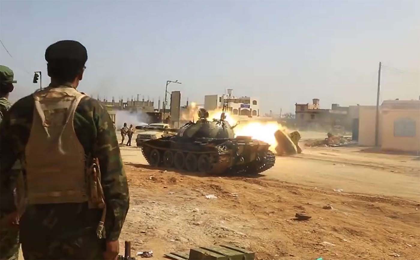 Haftar told his forces to be ruthless and without mercy with those who have taken up arms against them