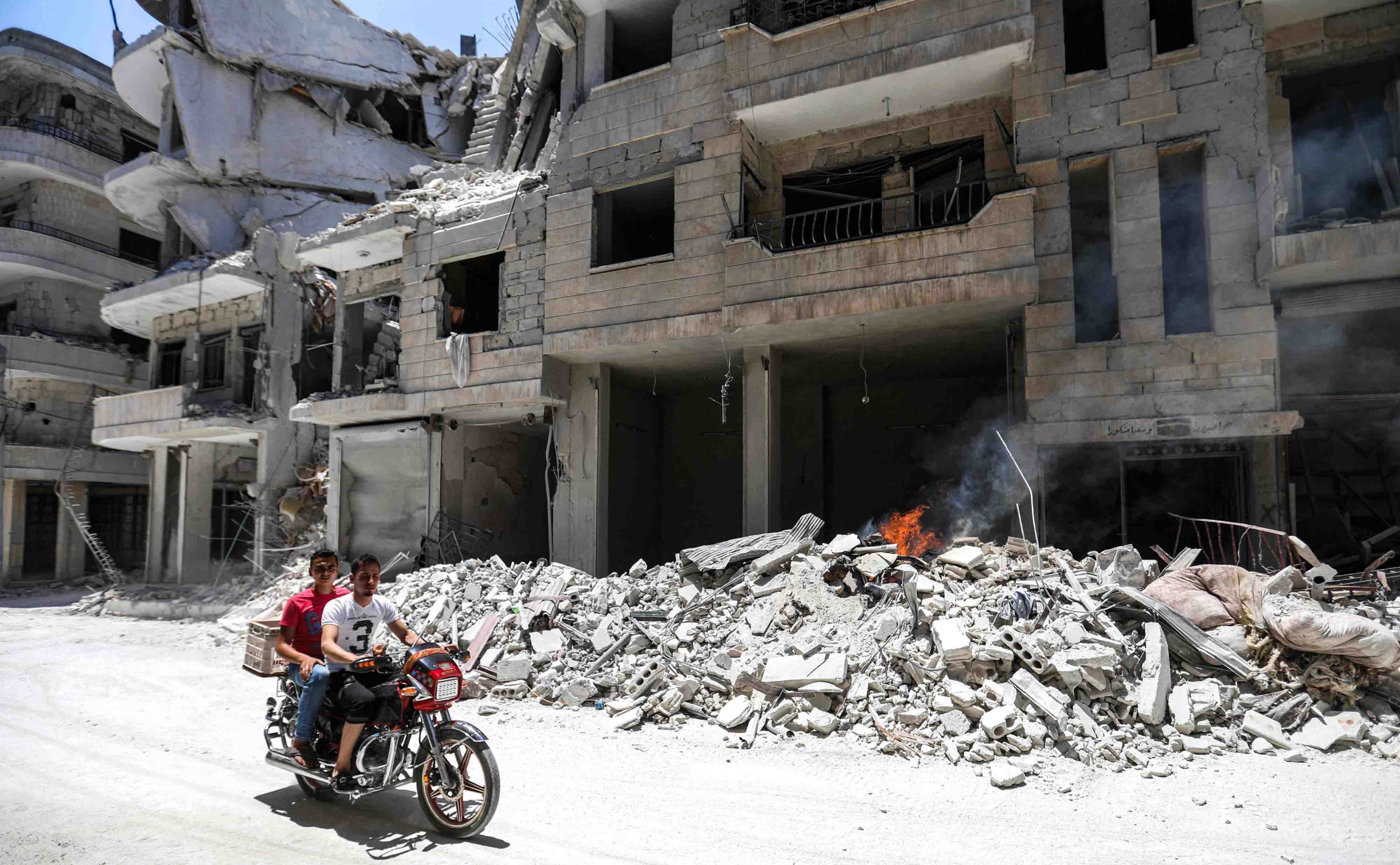 "We have no more generators to operate the hospital. It's the only one for Jisr al-Shughur and neighbouring villages"