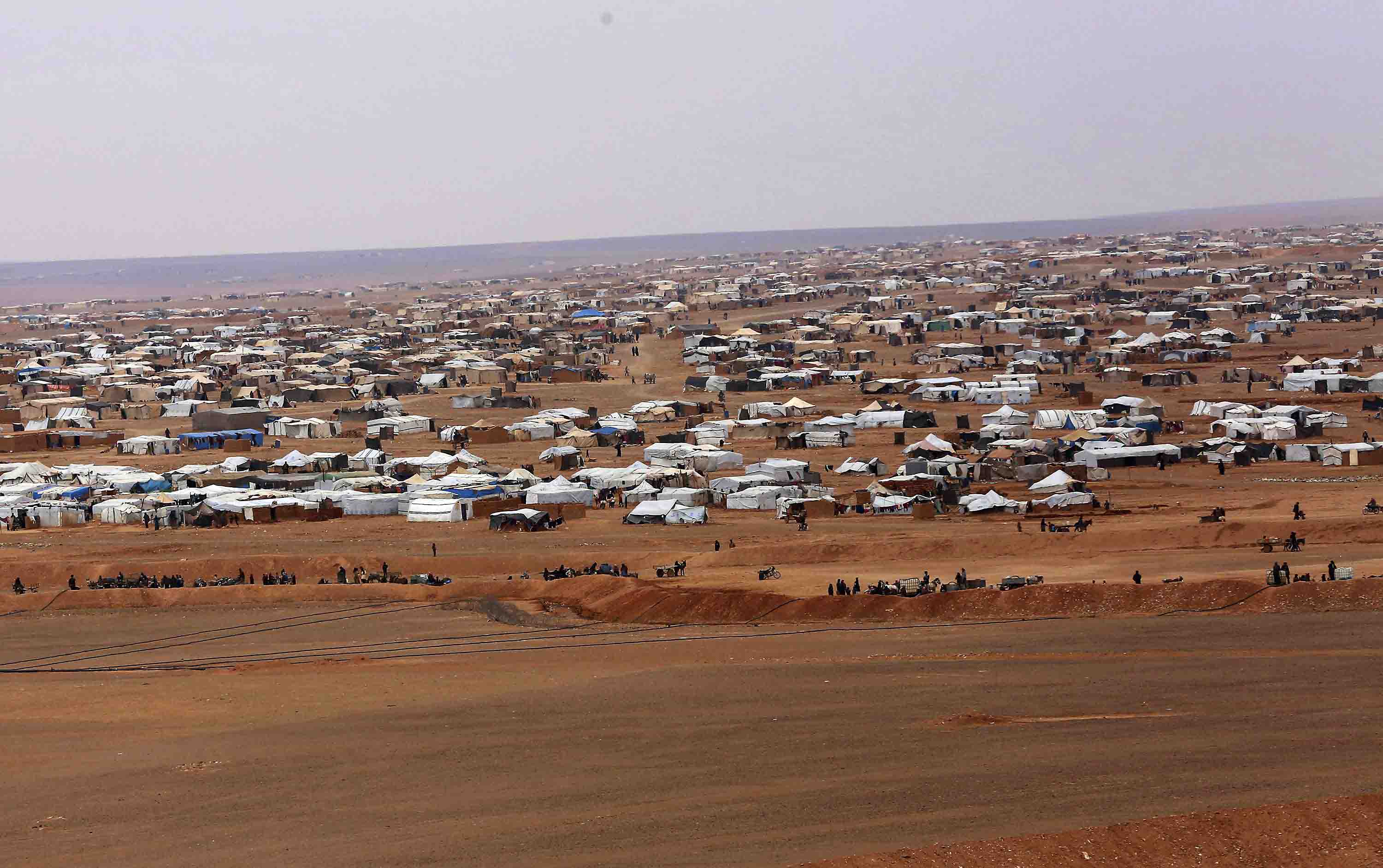 Moscow says Washington is providing a safe haven for rebels in the 55-km deconfliction zone